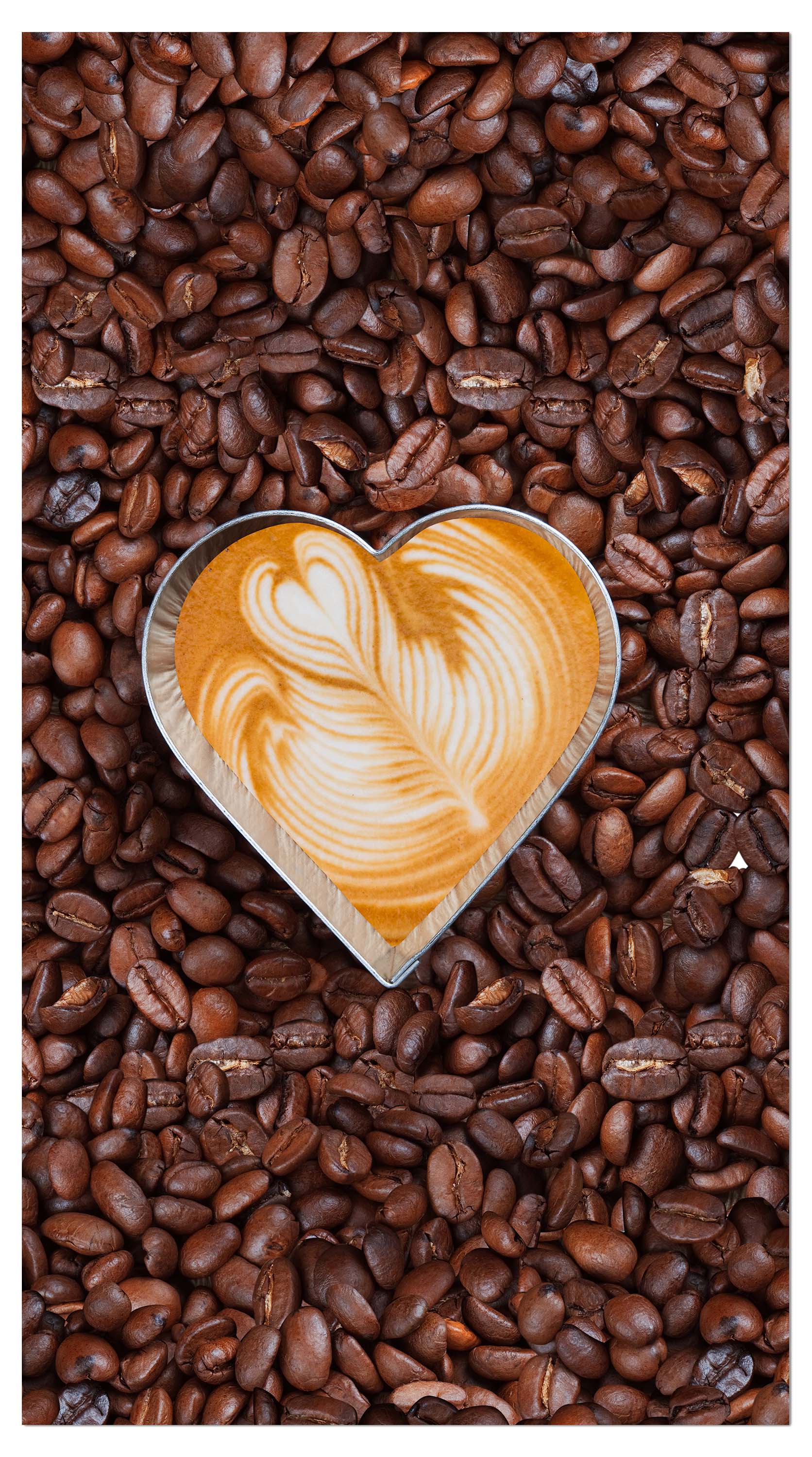 Garderobe Kaffeebohnen und Kaffeeherzen M0731 entdecken - Bild 4 Garderobe Kaffeebohnen und Kaffeeherzen M0731 entdecken - Bild 4