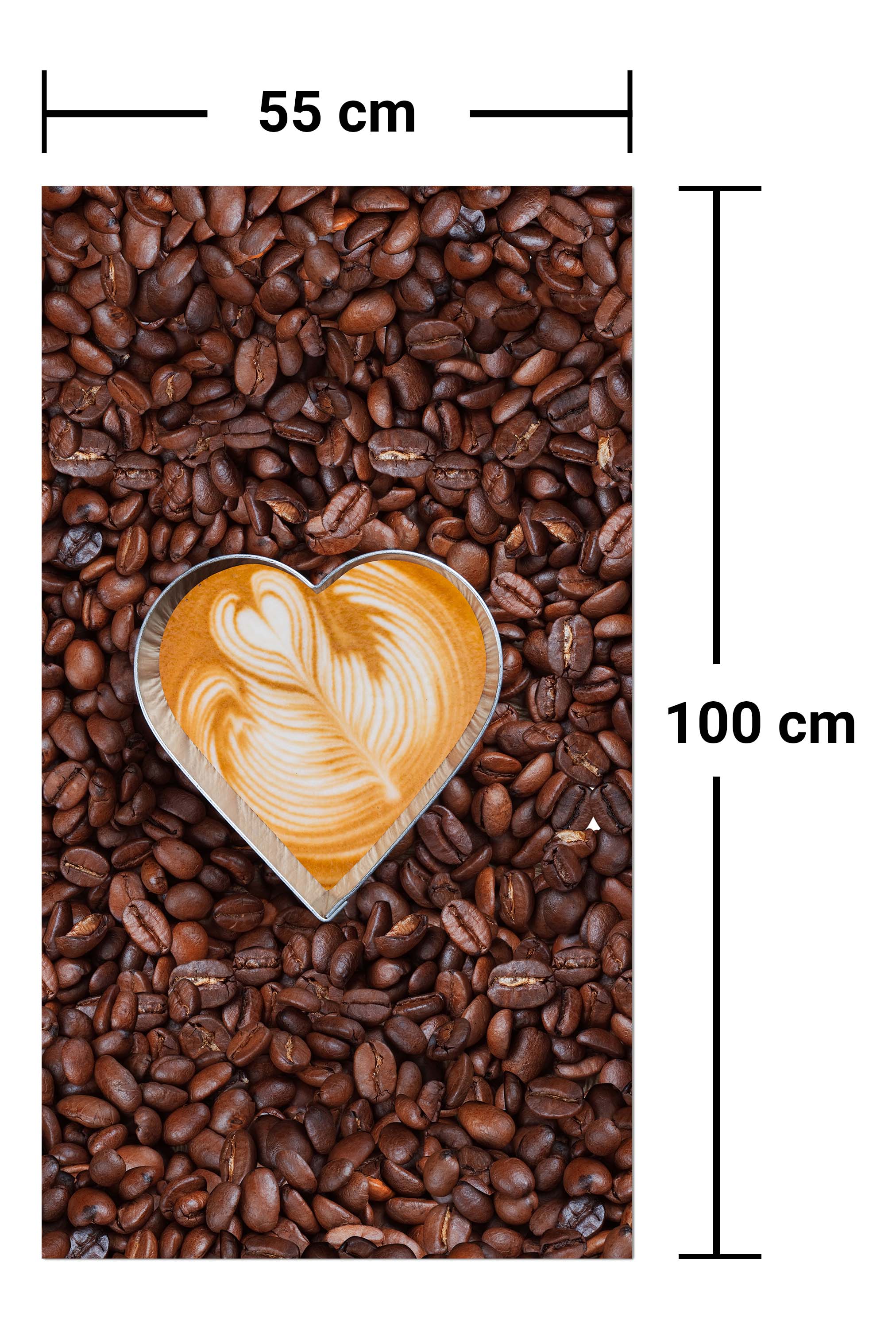 Garderobe Kaffeebohnen und Kaffeeherzen M0731 entdecken - Bild 7 Garderobe Kaffeebohnen und Kaffeeherzen M0731 entdecken - Bild 7