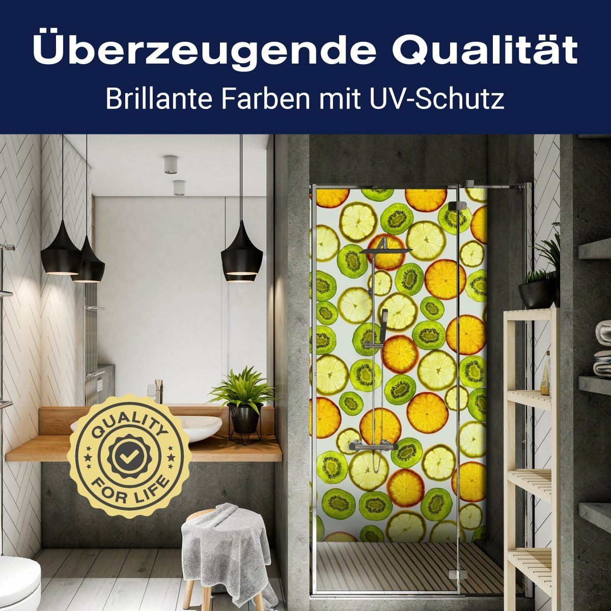 Duschwand Früchte Hintergrund M0733 entdecken - Bild 2 Duschwand Früchte Hintergrund M0733 entdecken - Bild 2