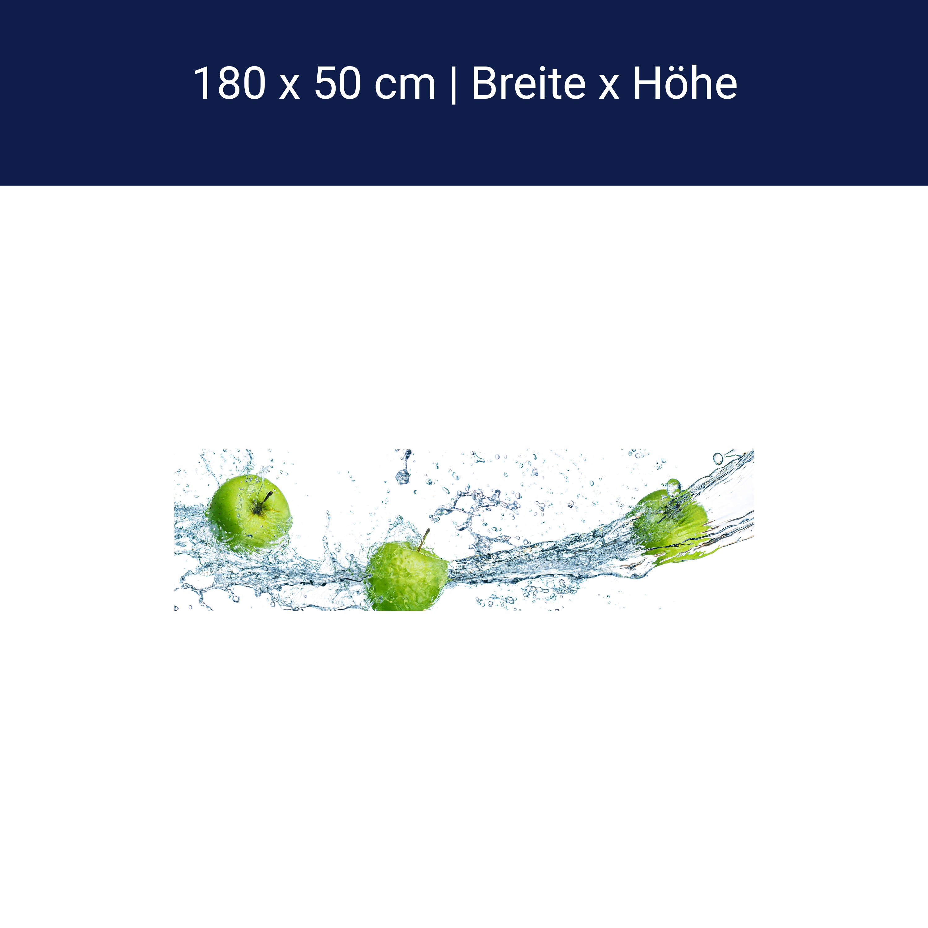 Küchenrückwand grüner Apfel M0736 Küchenrückwand grüner Apfel M0736