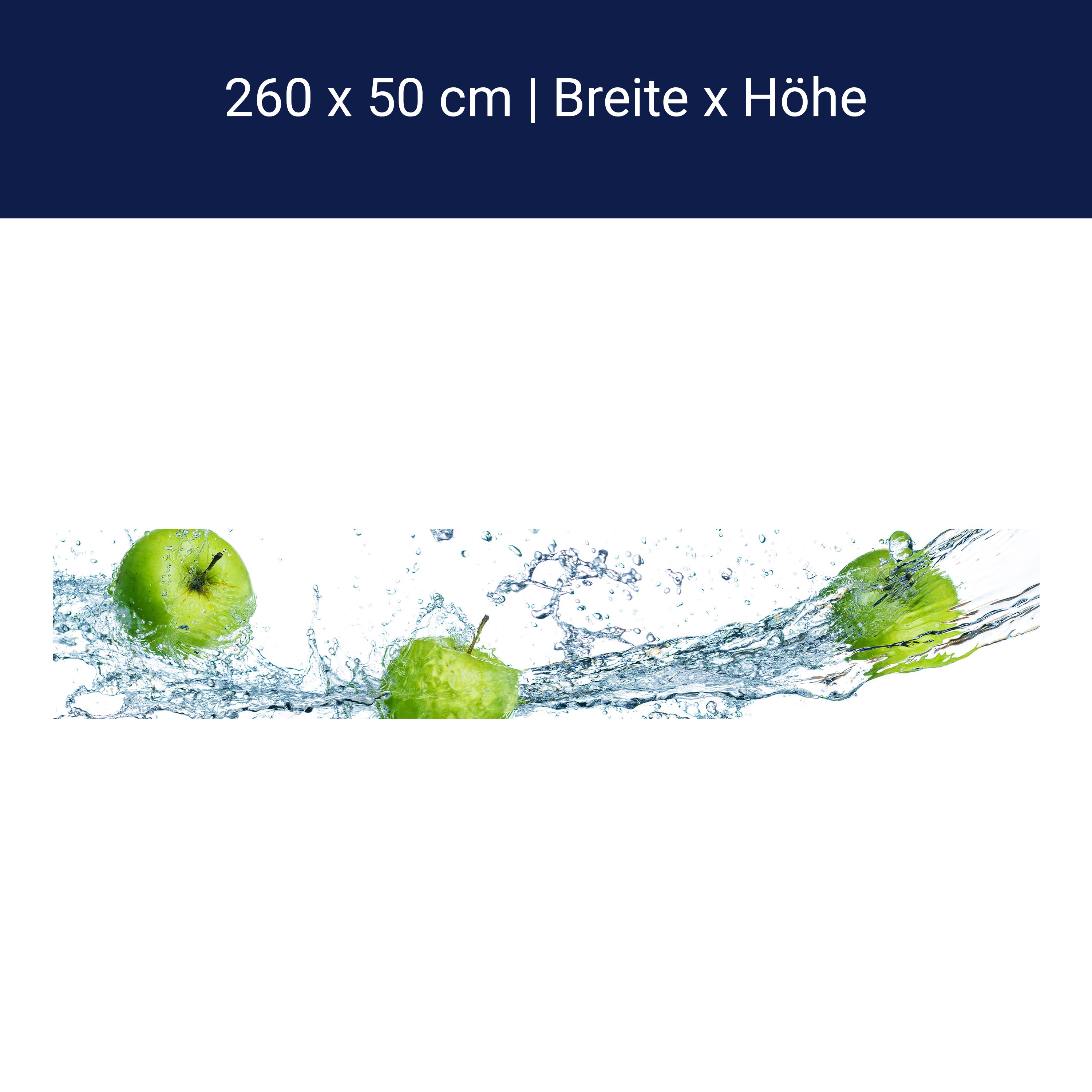 Küchenrückwand grüner Apfel M0736 Küchenrückwand grüner Apfel M0736