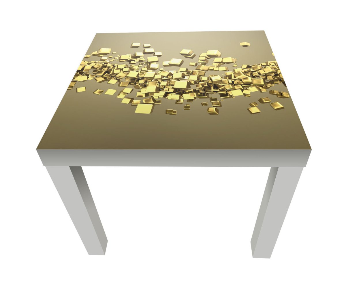 Beistelltisch Golden Cubes Hintergrund M0765 entdecken - Bild 1 Beistelltisch Golden Cubes Hintergrund M0765 entdecken - Bild 1