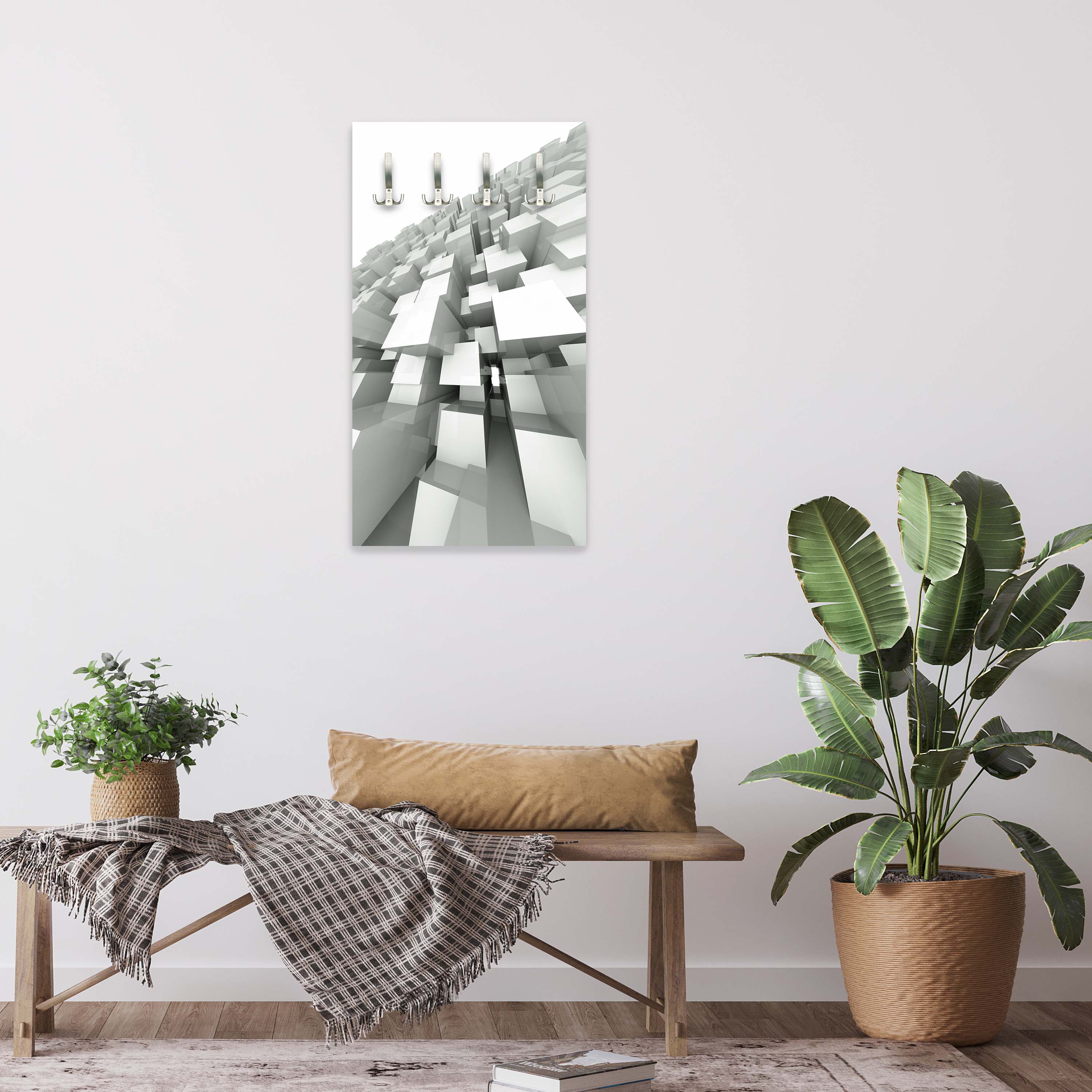 Garderobe 3D-Hintergrund mit quadratischen Strukturen M0766 entdecken - Bild 2 Garderobe 3D-Hintergrund mit quadratischen Strukturen M0766 entdecken - Bild 2