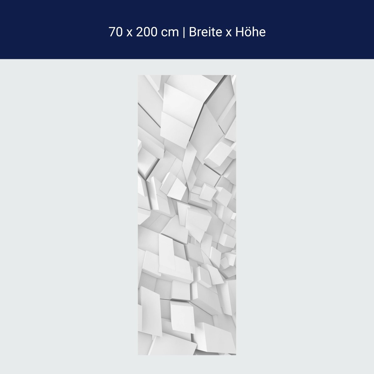 Duschwand Innenmuster mit chaotischen Blöcken M0767 Duschwand Innenmuster mit chaotischen Blöcken M0767