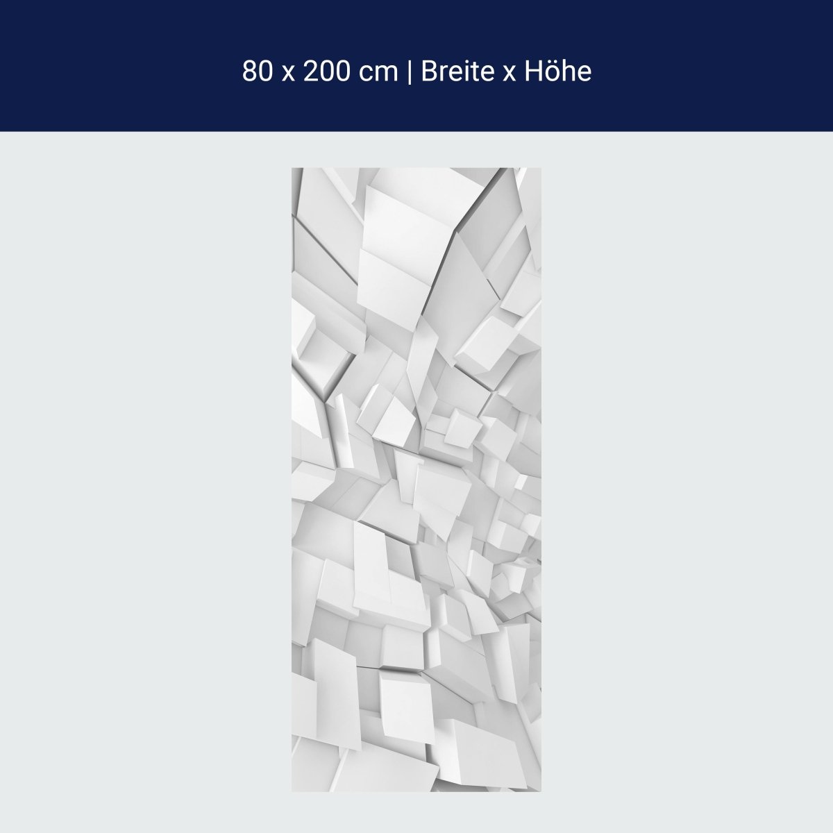 Duschwand Innenmuster mit chaotischen Blöcken M0767 Duschwand Innenmuster mit chaotischen Blöcken M0767