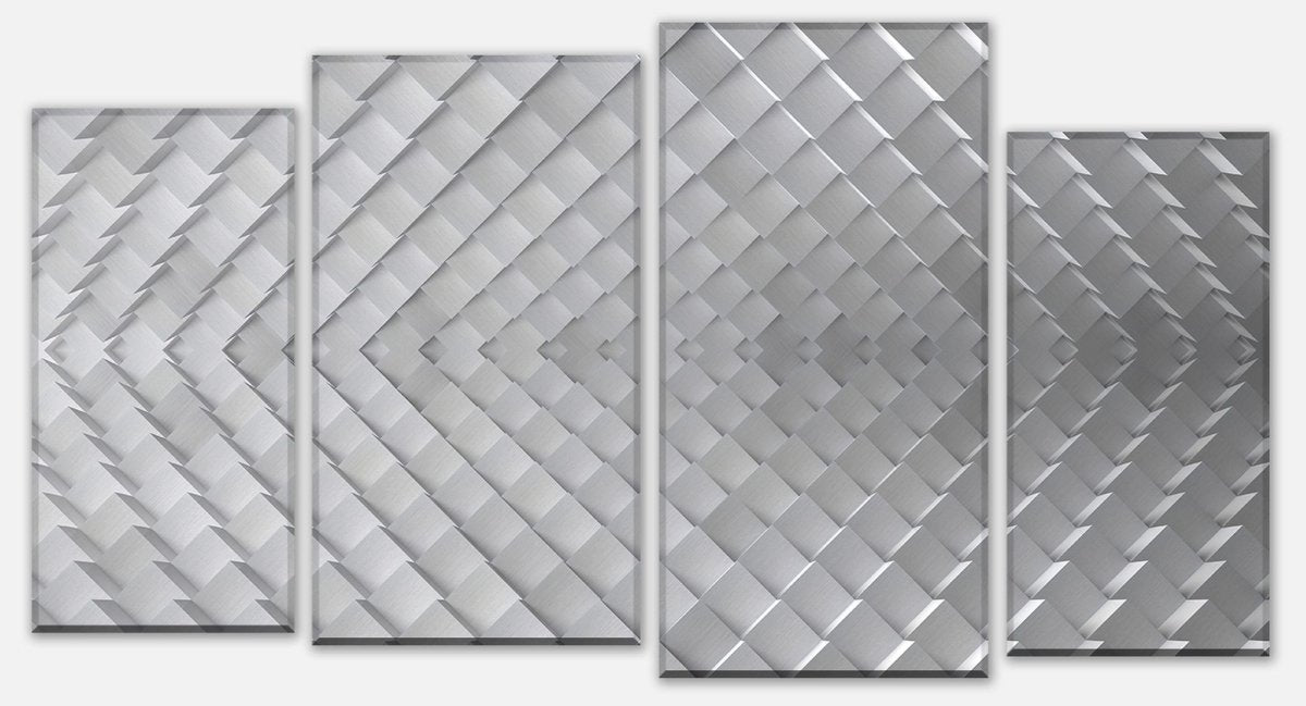 Leinwandbild Mehrteiler Eine abstrakte Metallkulisse M0769 Leinwandbild Mehrteiler Eine abstrakte Metallkulisse M0769