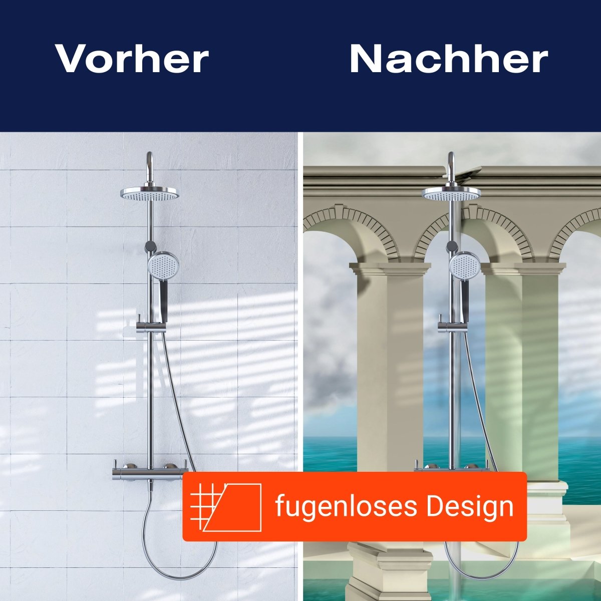 Duschwand optische Täuschung eines Wasserfalls M0774 entdecken - Bild 9 Duschwand optische Täuschung eines Wasserfalls M0774 entdecken - Bild 9