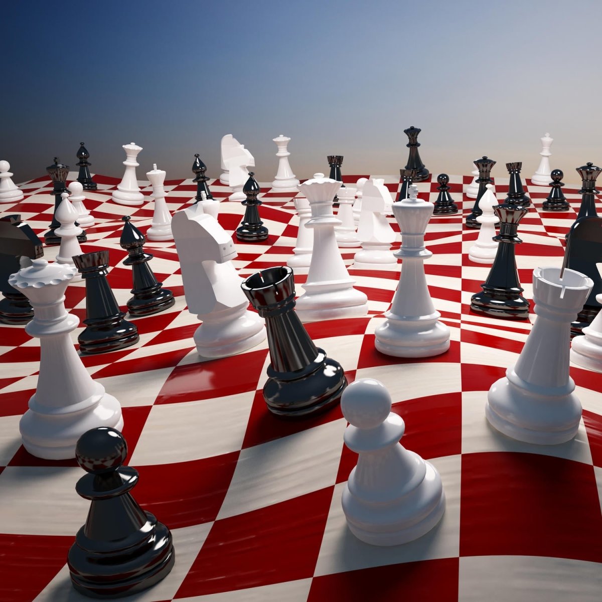 Beistelltisch Schach auf einem winkenden Schachfeld M0779 entdecken - Bild 2 Beistelltisch Schach auf einem winkenden Schachfeld M0779 entdecken - Bild 2