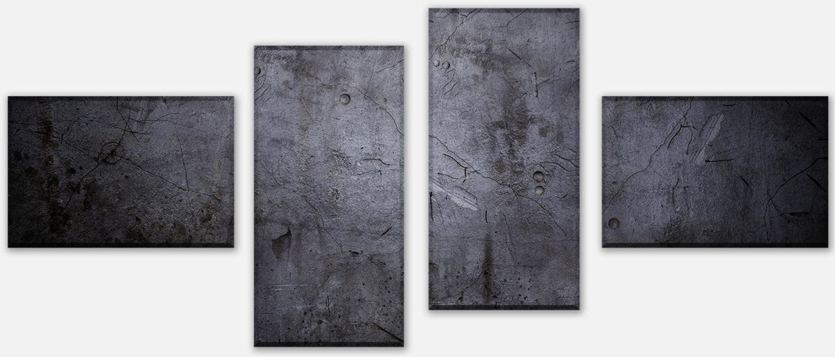 Leinwandbild Mehrteiler Schwarze Wand M0788 Leinwandbild Mehrteiler Schwarze Wand M0788