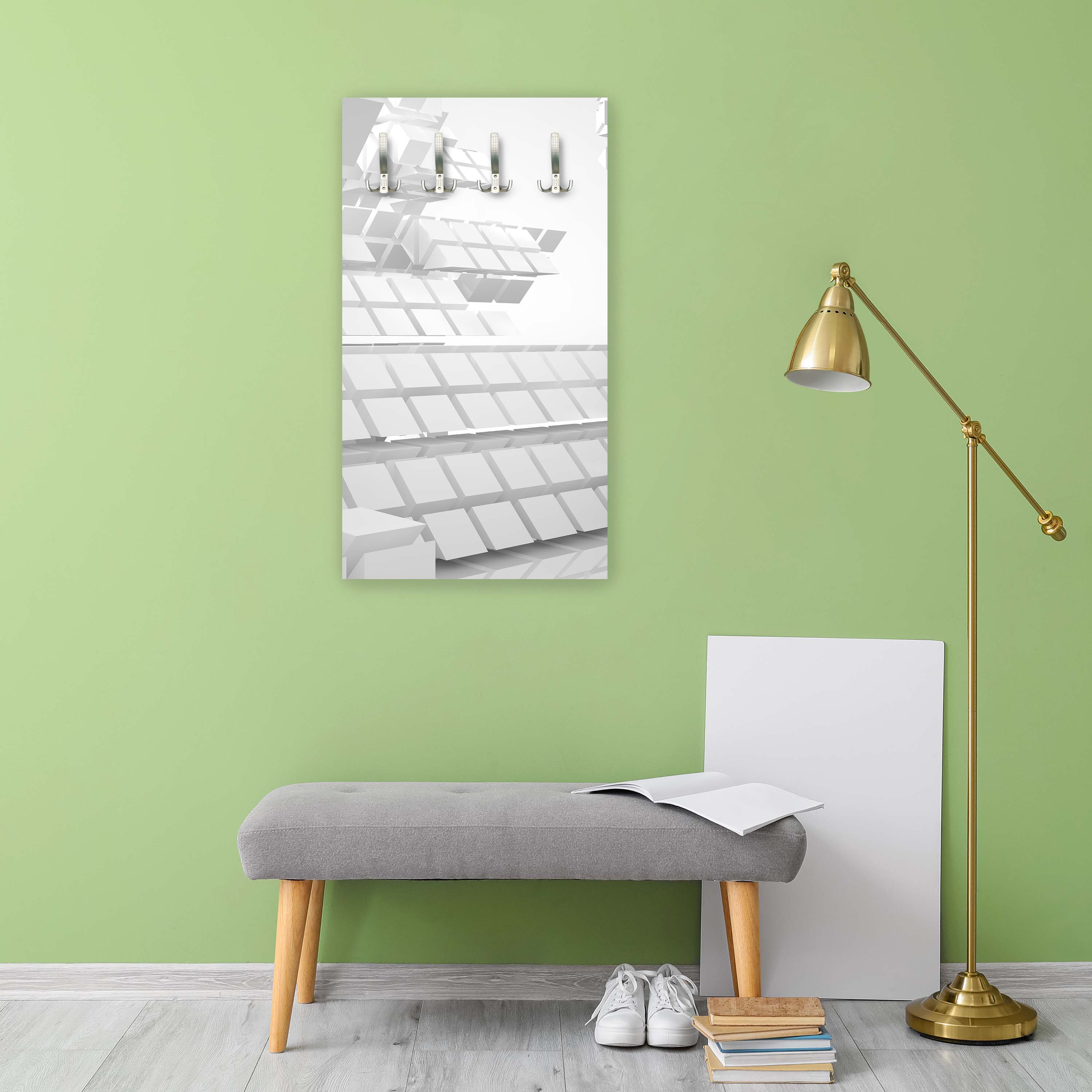 Garderobe verrückte Architektur weißer Hintergrund M0791 entdecken - Bild 2 Garderobe verrückte Architektur weißer Hintergrund M0791 entdecken - Bild 2