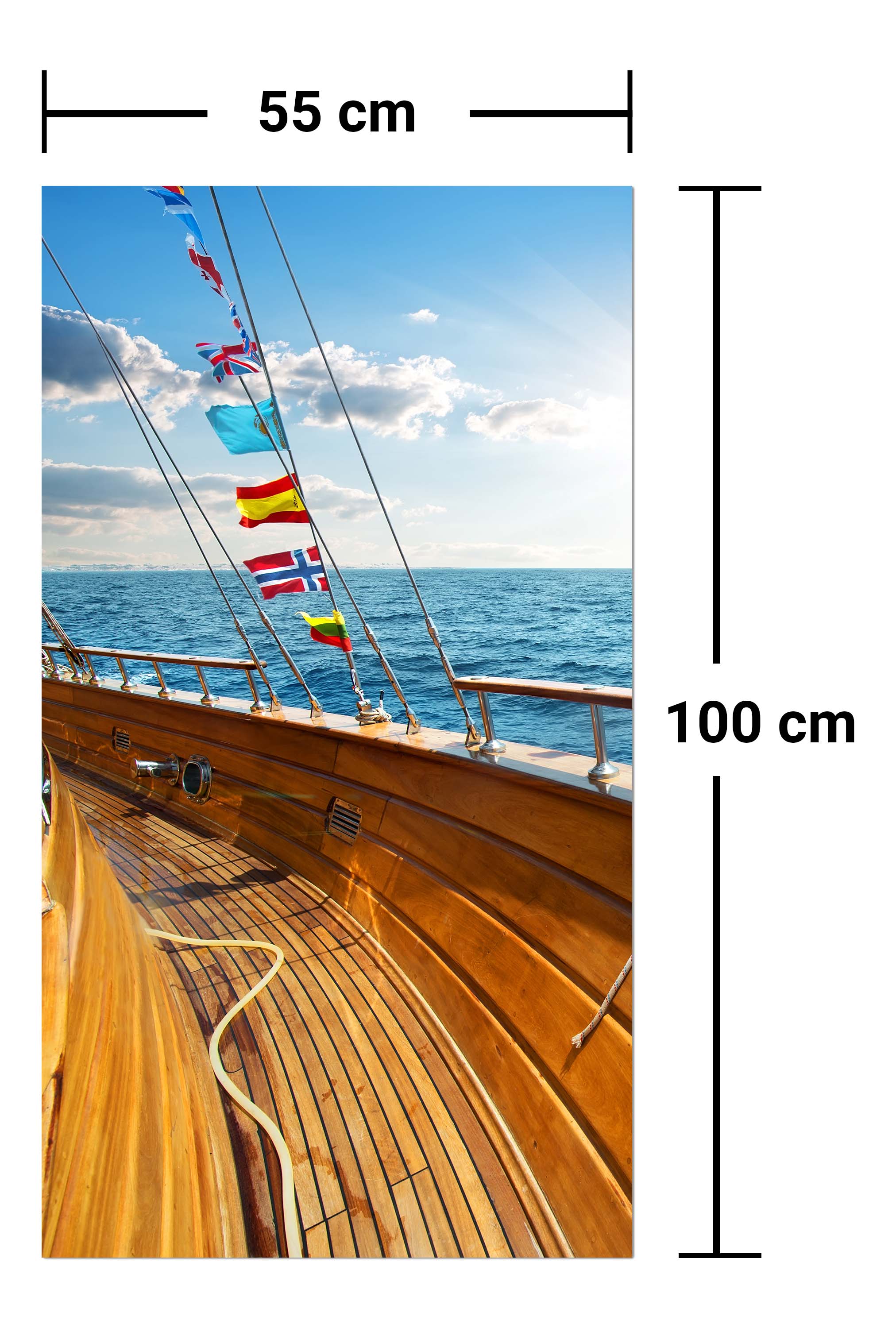 Garderobe Yacht im Meer an sonnigen Tag M0795 entdecken - Bild 7 Garderobe Yacht im Meer an sonnigen Tag M0795 entdecken - Bild 7