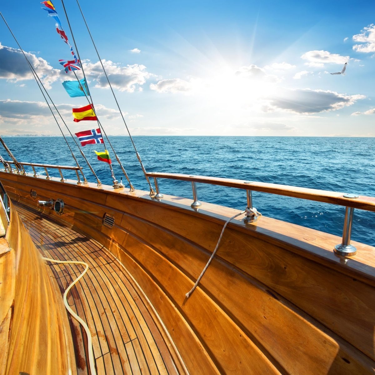 Beistelltisch Yacht im Meer an sonnigen Tag M0795 entdecken - Bild 2 Beistelltisch Yacht im Meer an sonnigen Tag M0795 entdecken - Bild 2