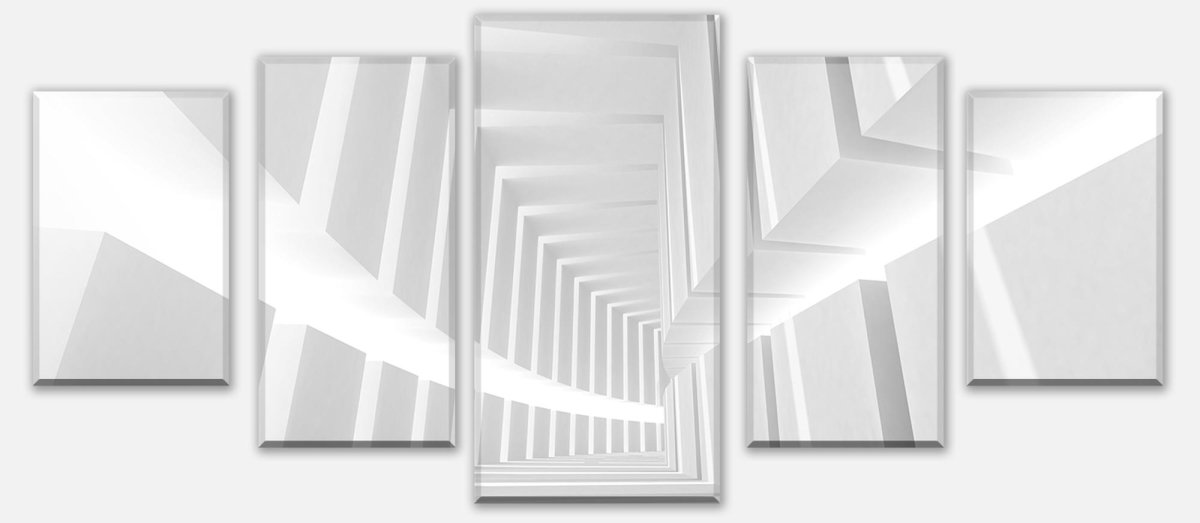 Leinwandbild Mehrteiler Weißer leerer Korridor M0798 entdecken - Bild 1 Leinwandbild Mehrteiler Weißer leerer Korridor M0798 entdecken - Bild 1