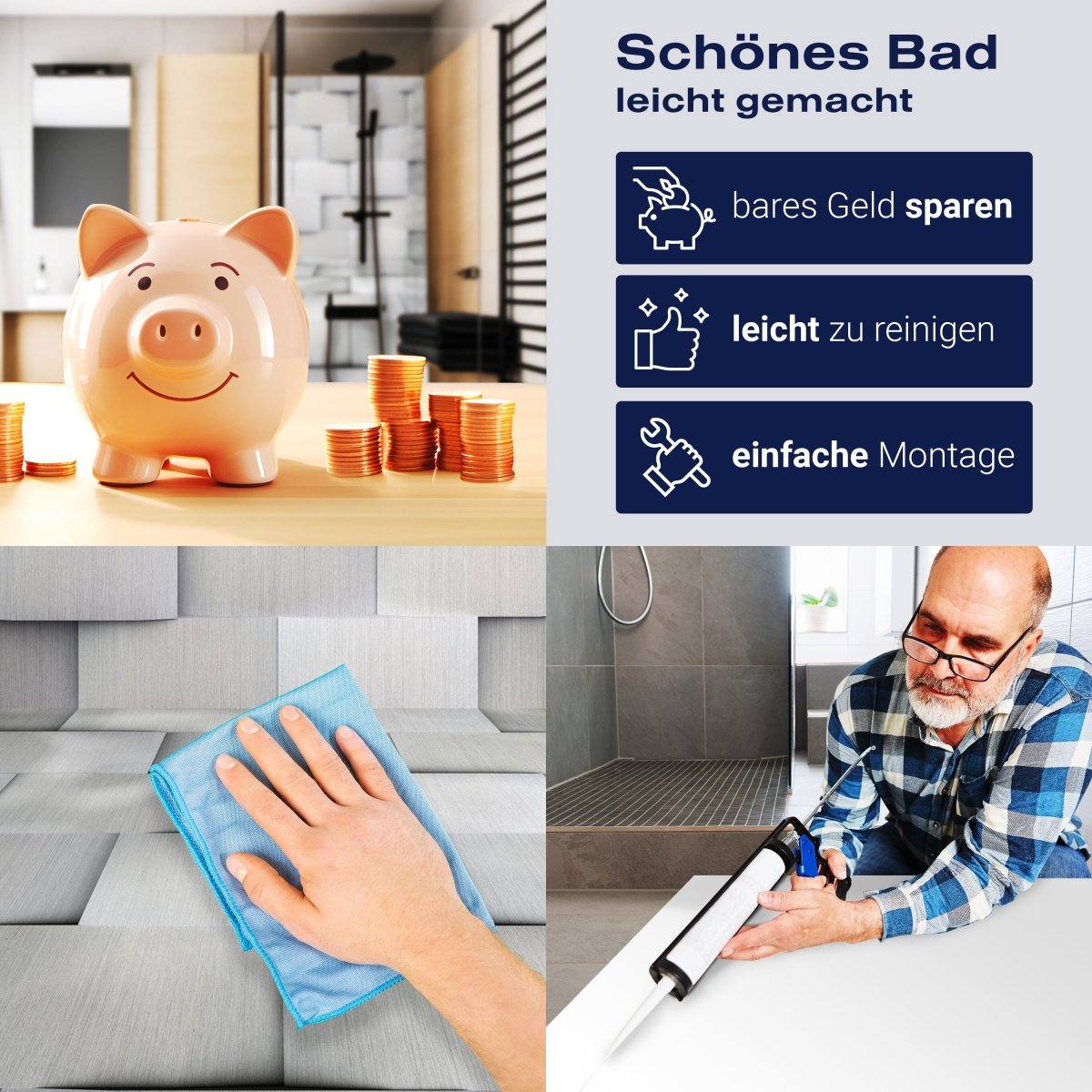 Duschwand Ein 3D-Fliesenraum M0800 entdecken - Bild 7 Duschwand Ein 3D-Fliesenraum M0800 entdecken - Bild 7