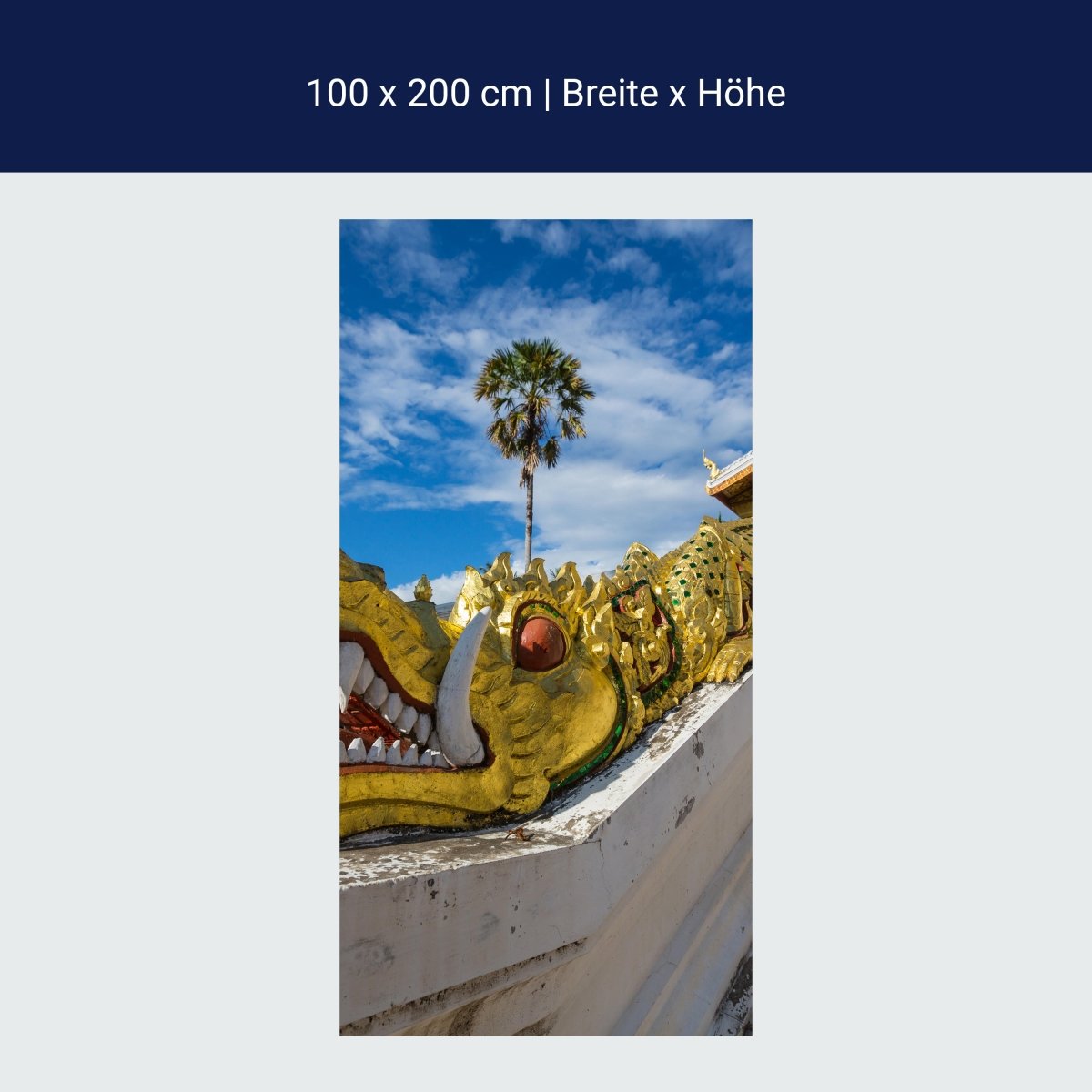 Duschwand Tempel in Luang Prabang M0802 Duschwand Tempel in Luang Prabang M0802