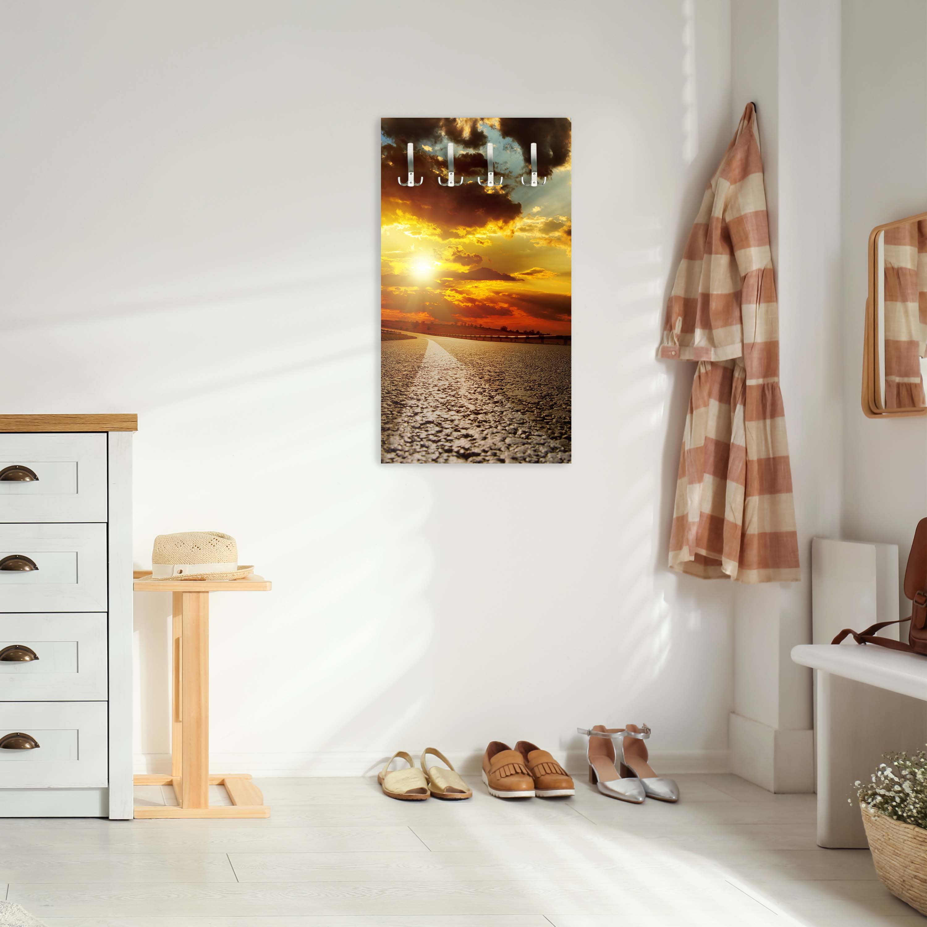 Garderobe Asphaltstraße und dramatischer Sonnenuntergang über ihm M0804 entdecken - Bild 6 Garderobe Asphaltstraße und dramatischer Sonnenuntergang über ihm M0804 entdecken - Bild 6