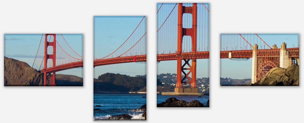 Leinwandbild Mehrteiler Golden Gate Bridge M0805 Leinwandbild Mehrteiler Golden Gate Bridge M0805