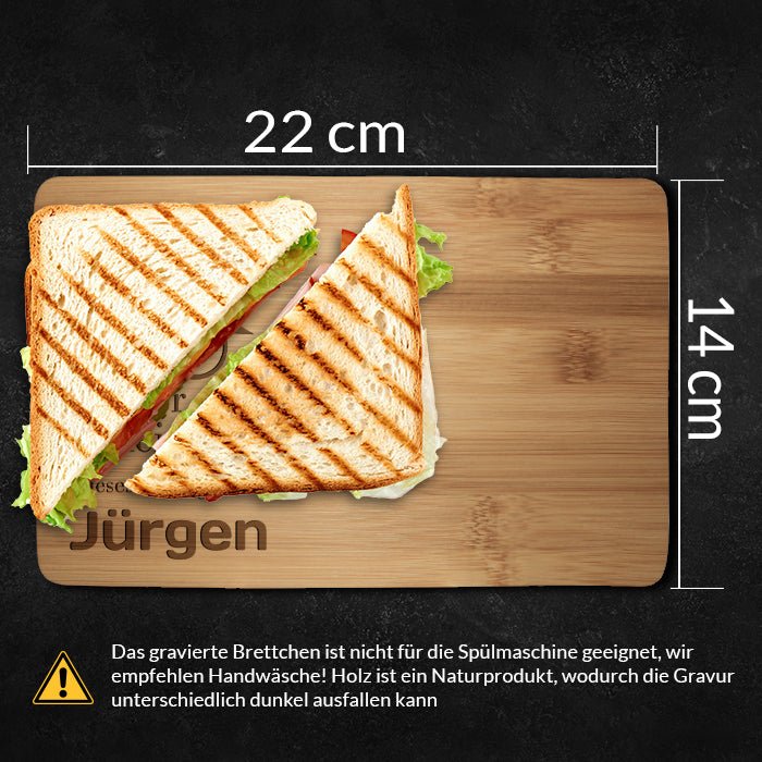 Frühstücksbrettchen Spruch Finger weg M0807 - Bild 4 Frühstücksbrettchen Spruch Finger weg M0807 - Bild 4