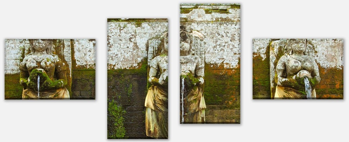 Leinwandbild Mehrteiler Brunnen am Goa Gajah Tempel, Indonesien M0808 Leinwandbild Mehrteiler Brunnen am Goa Gajah Tempel, Indonesien M0808