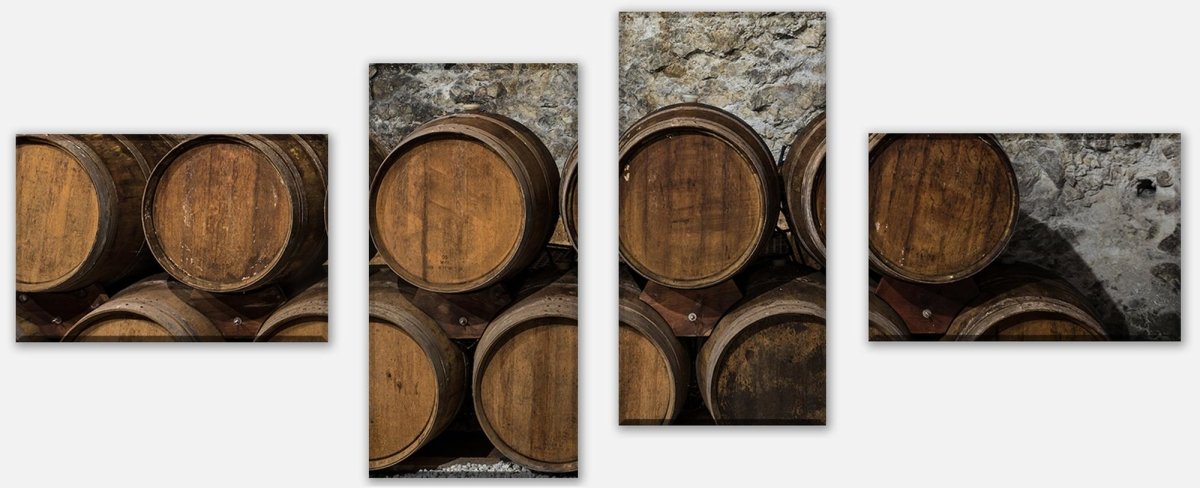 Leinwandbild Mehrteiler Ein alter Weinkeller M0821 Leinwandbild Mehrteiler Ein alter Weinkeller M0821