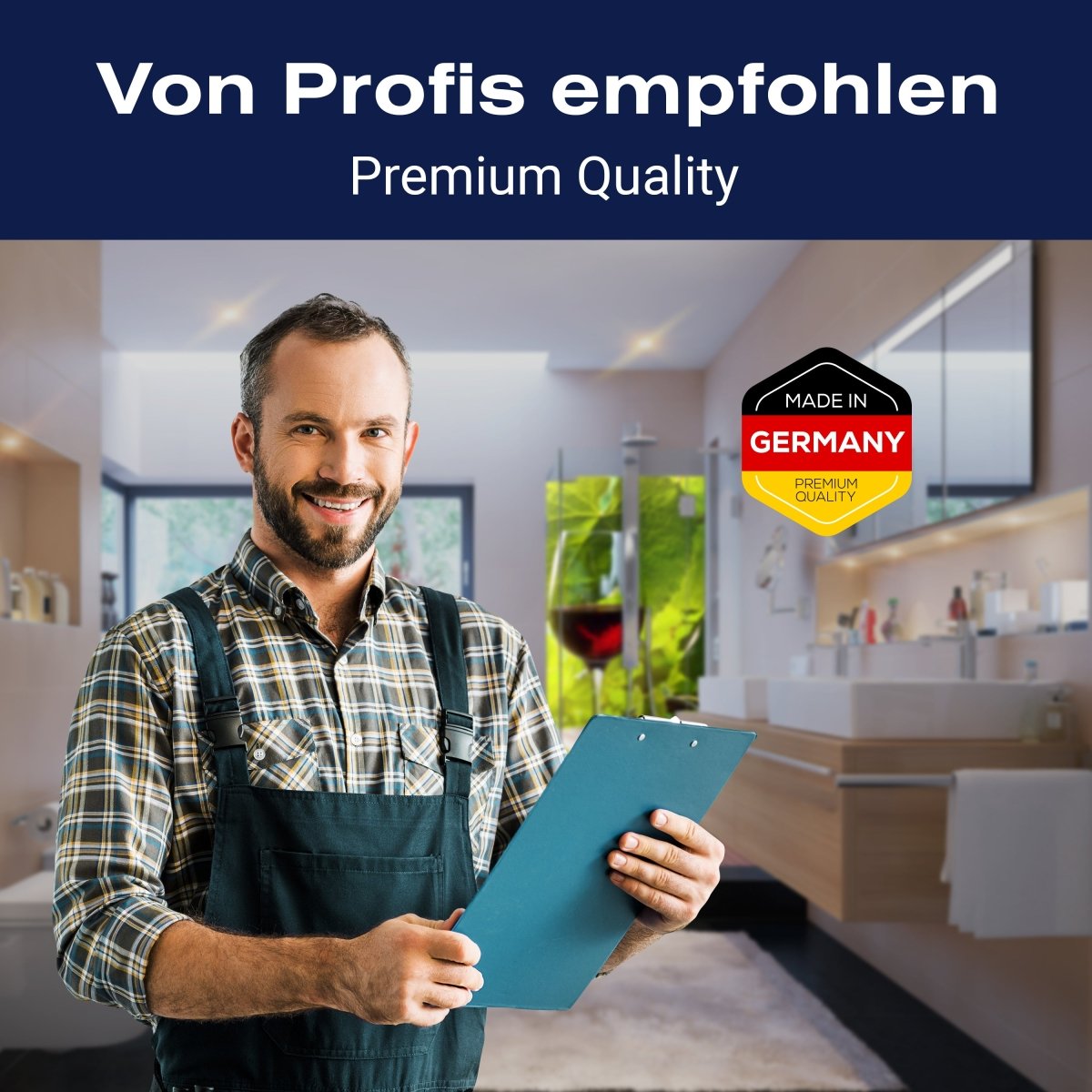 Duschwand Glas mit Rotwein im Weinberg M0830 entdecken - Bild 5 Duschwand Glas mit Rotwein im Weinberg M0830 entdecken - Bild 5