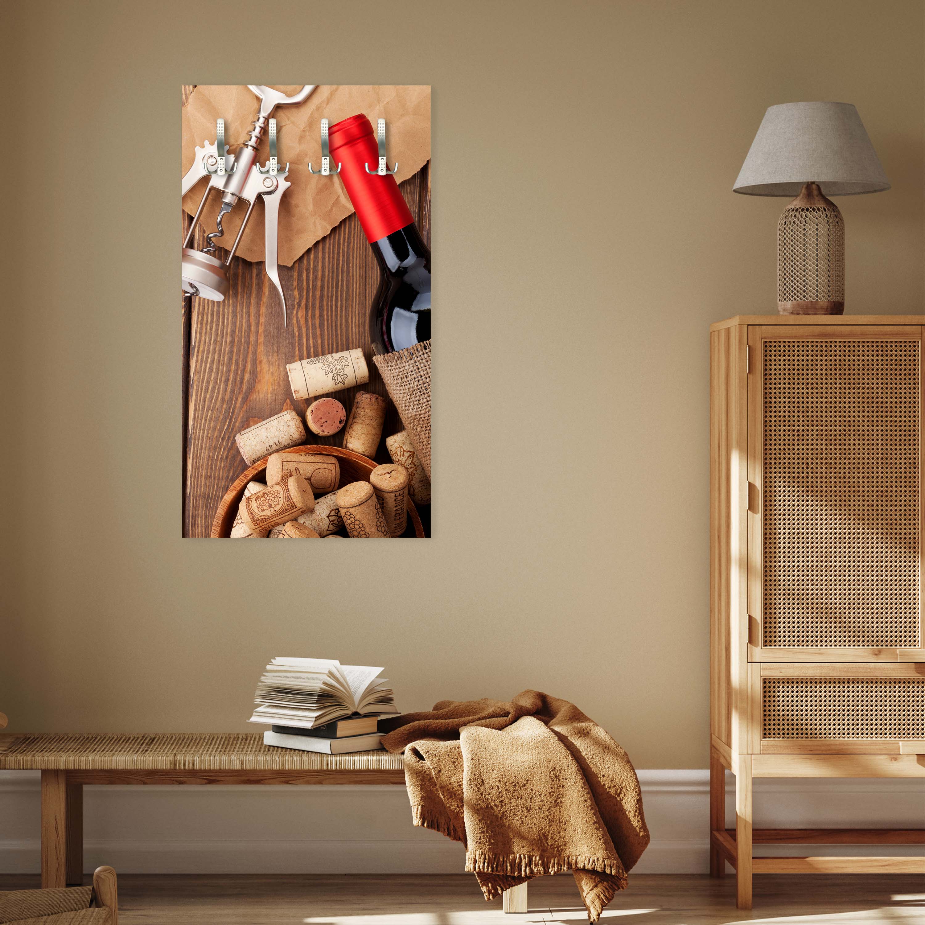 Garderobe Rotweinflasche, Schüssel mit Korken und Korkenzieher M0832 entdecken - Bild 5 Garderobe Rotweinflasche, Schüssel mit Korken und Korkenzieher M0832 entdecken - Bild 5