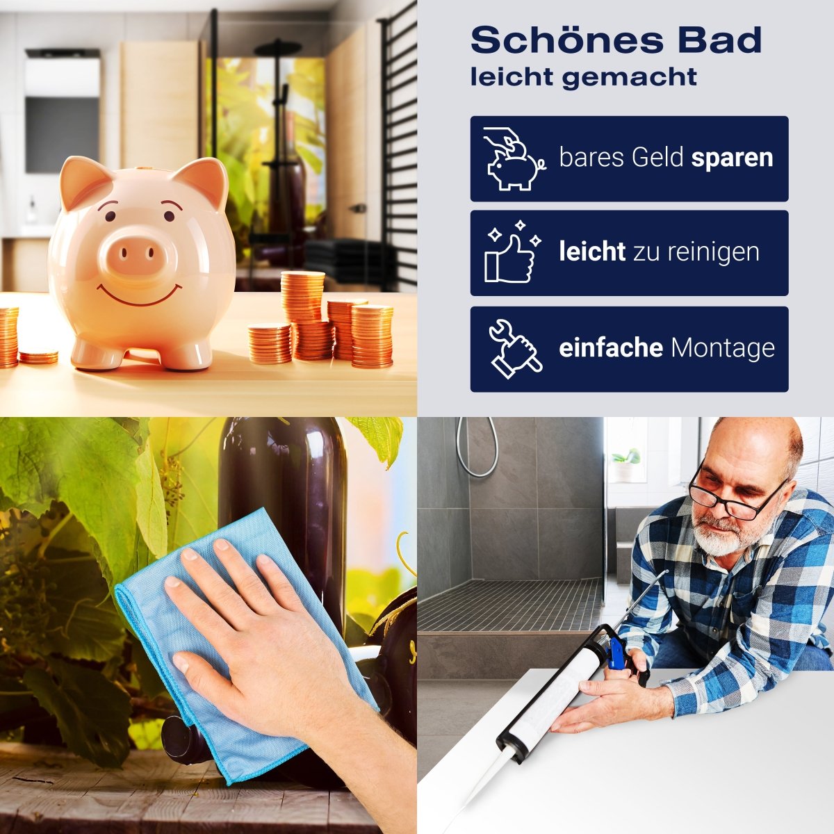 Duschwand Weinberg und Wein M0833 entdecken - Bild 7 Duschwand Weinberg und Wein M0833 entdecken - Bild 7