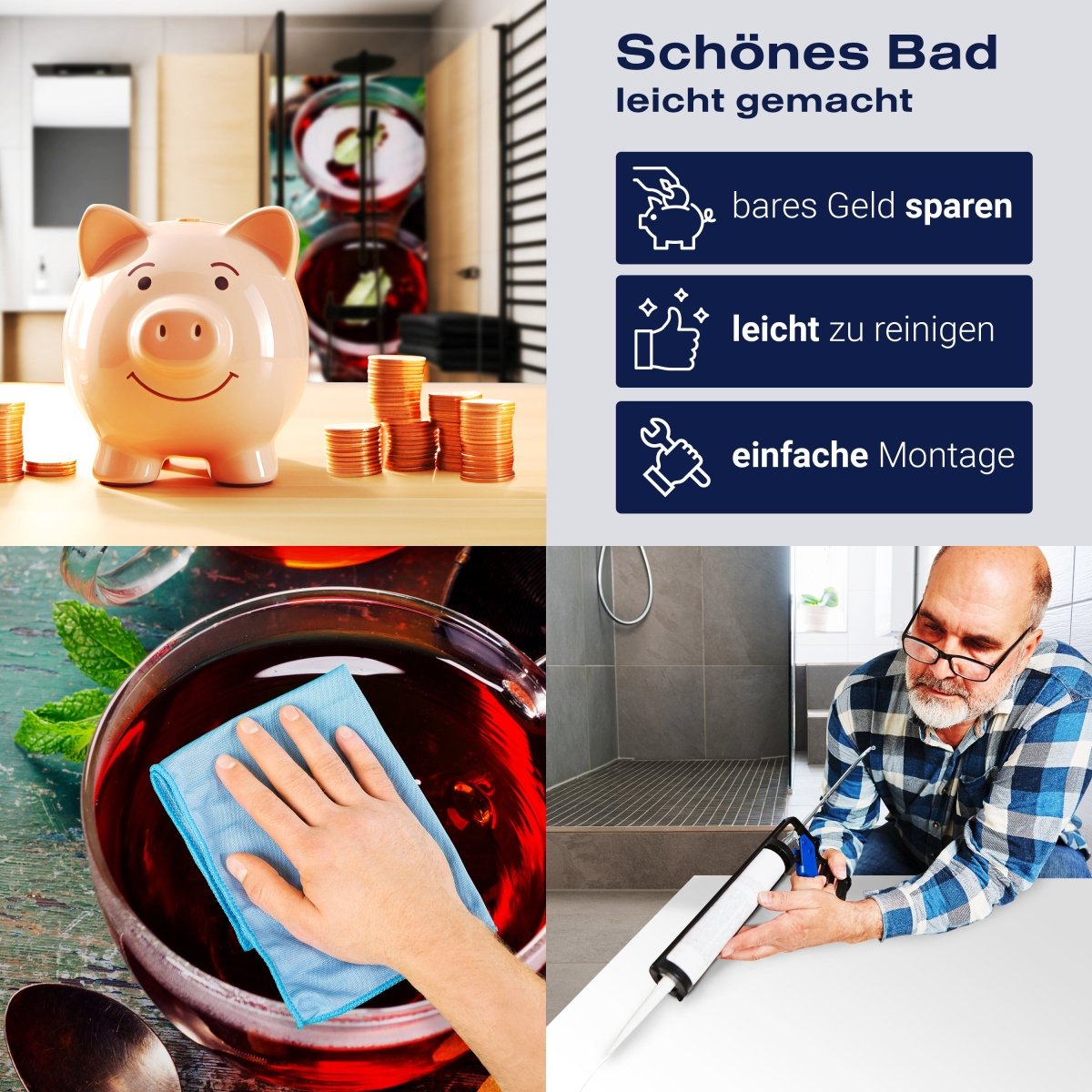 Duschwand Tee mit Minze, Ingwer und Zitrone M0834 entdecken - Bild 7 Duschwand Tee mit Minze, Ingwer und Zitrone M0834 entdecken - Bild 7