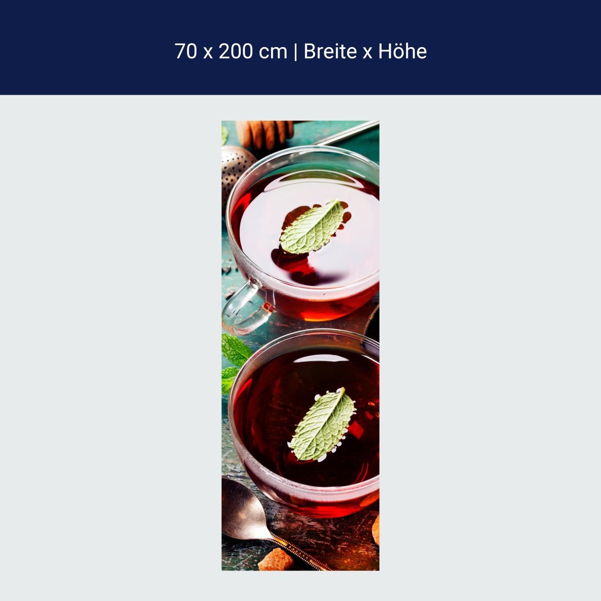 Duschwand Tee mit Minze, Ingwer und Zitrone M0834 Duschwand Tee mit Minze, Ingwer und Zitrone M0834