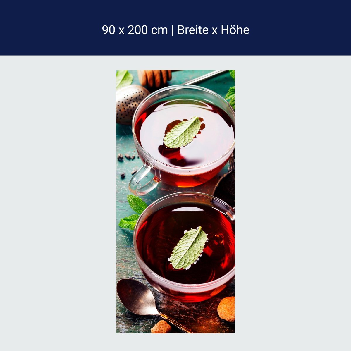 Duschwand Tee mit Minze, Ingwer und Zitrone M0834 Duschwand Tee mit Minze, Ingwer und Zitrone M0834