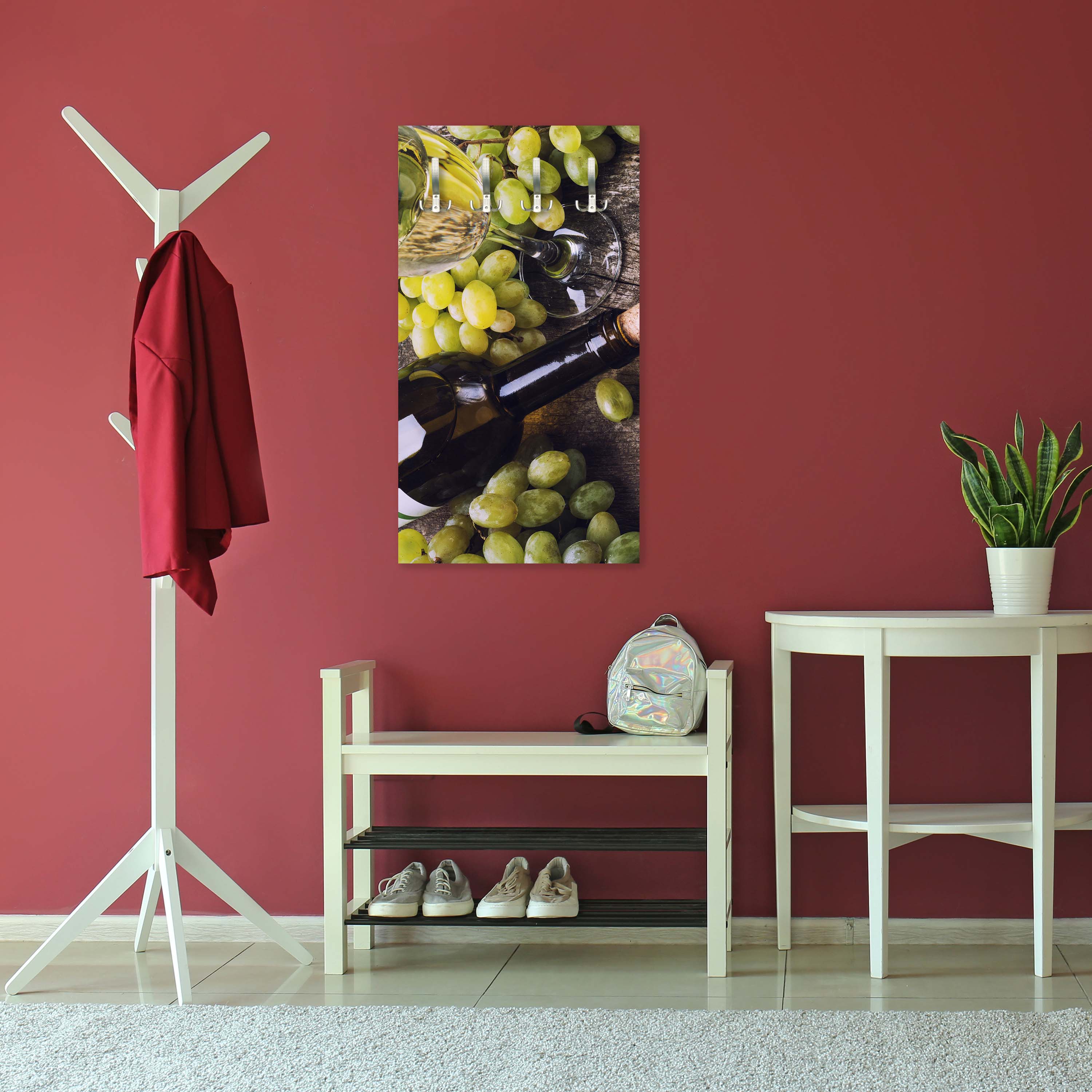 Garderobe Flasche Weißwein und Trauben auf einem alten Tisch M0838 entdecken - Bild 3 Garderobe Flasche Weißwein und Trauben auf einem alten Tisch M0838 entdecken - Bild 3