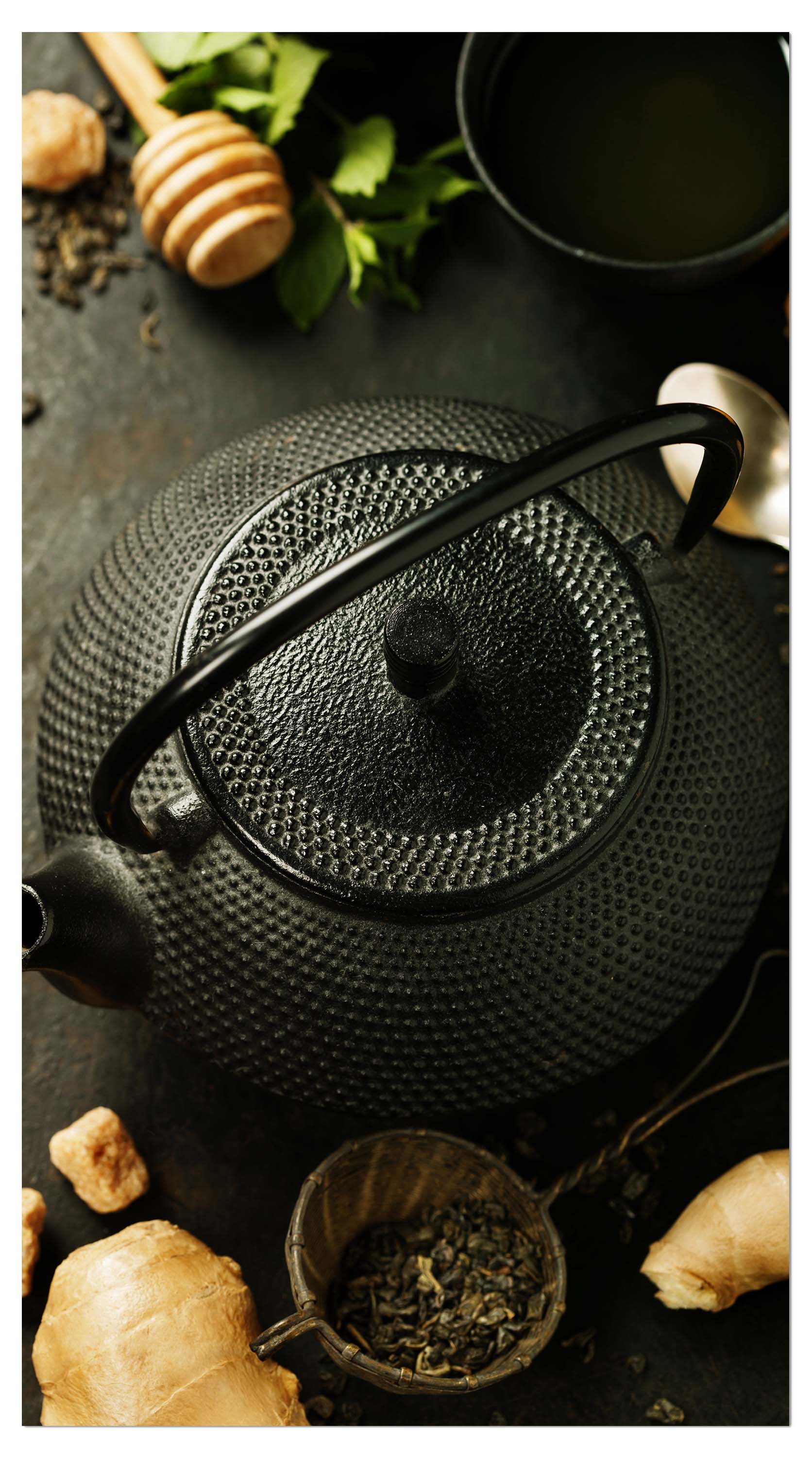 Garderobe Rustikale Teekanne mit Ingwer und Minze M0846 entdecken - Bild 4 Garderobe Rustikale Teekanne mit Ingwer und Minze M0846 entdecken - Bild 4