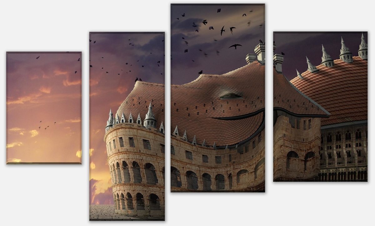 Leinwandbild Mehrteiler Um einen Drachen aufzuwecken M0859 Leinwandbild Mehrteiler Um einen Drachen aufzuwecken M0859