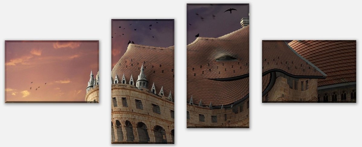 Leinwandbild Mehrteiler Um einen Drachen aufzuwecken M0859 Leinwandbild Mehrteiler Um einen Drachen aufzuwecken M0859