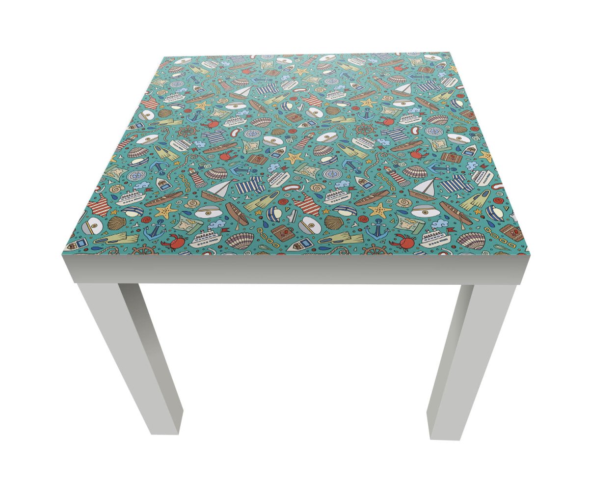 Beistelltisch nettes marine Muster M0863 entdecken - Bild 1 Beistelltisch nettes marine Muster M0863 entdecken - Bild 1