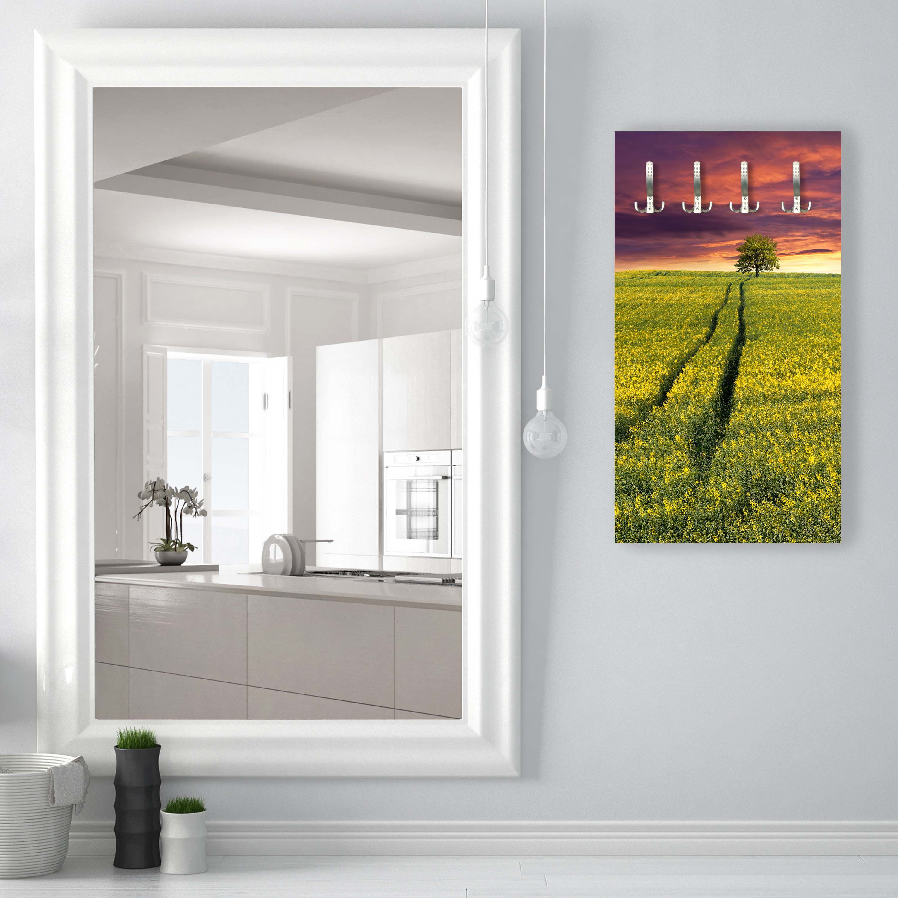 Garderobe Landschaft mit einem Feld von gelben Blumen M0874 entdecken - Bild 5 Garderobe Landschaft mit einem Feld von gelben Blumen M0874 entdecken - Bild 5