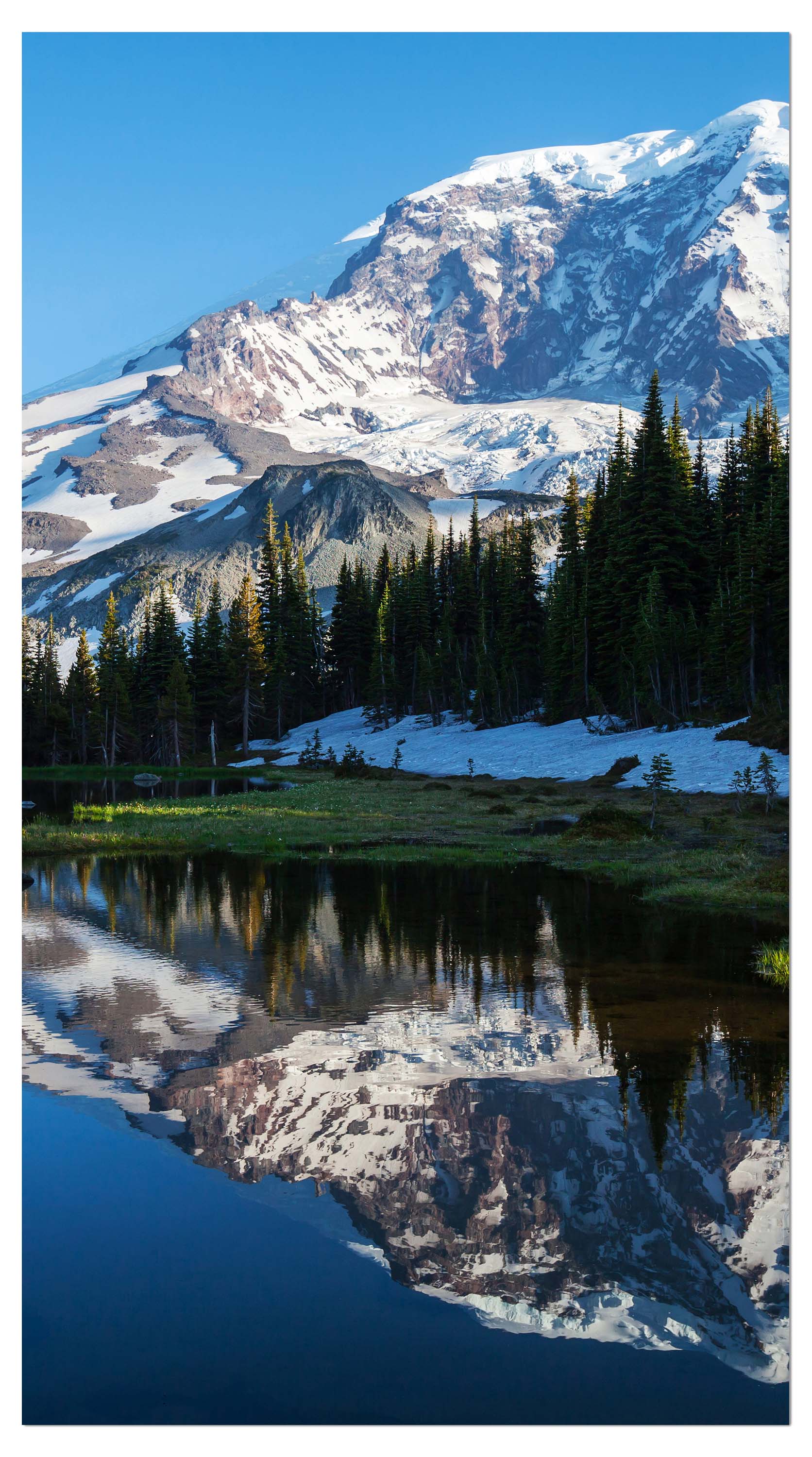 Garderobe Wald mit einem See auf einer Berglandschaft M0880 entdecken - Bild 4 Garderobe Wald mit einem See auf einer Berglandschaft M0880 entdecken - Bild 4