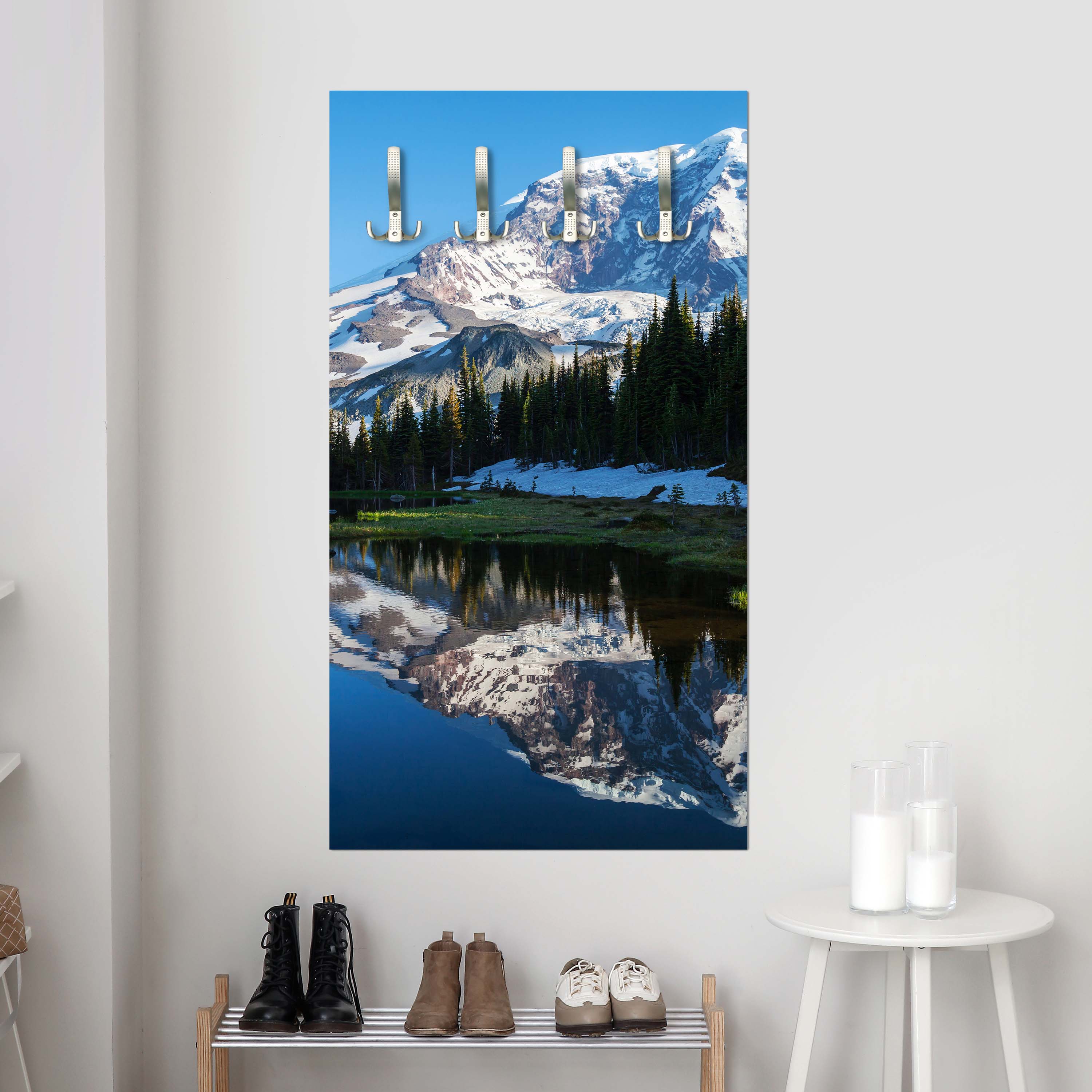 Garderobe Wald mit einem See auf einer Berglandschaft M0880 entdecken - Bild 5 Garderobe Wald mit einem See auf einer Berglandschaft M0880 entdecken - Bild 5