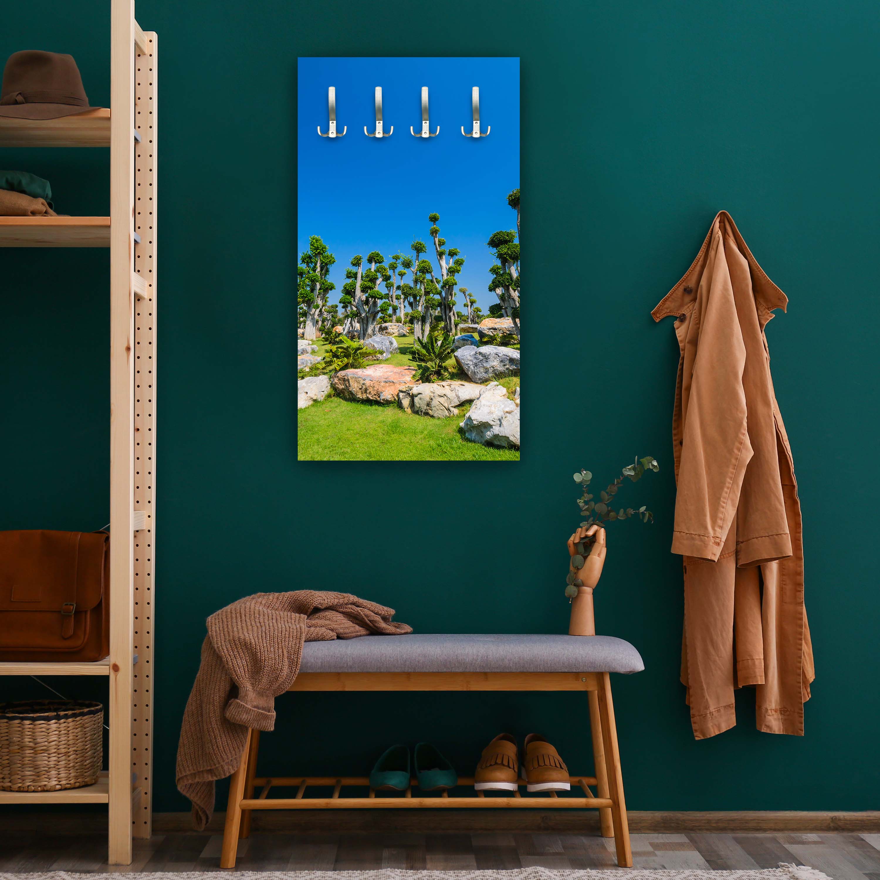 Garderobe Bäume und Felsen im Garten M0886 entdecken - Bild 5 Garderobe Bäume und Felsen im Garten M0886 entdecken - Bild 5