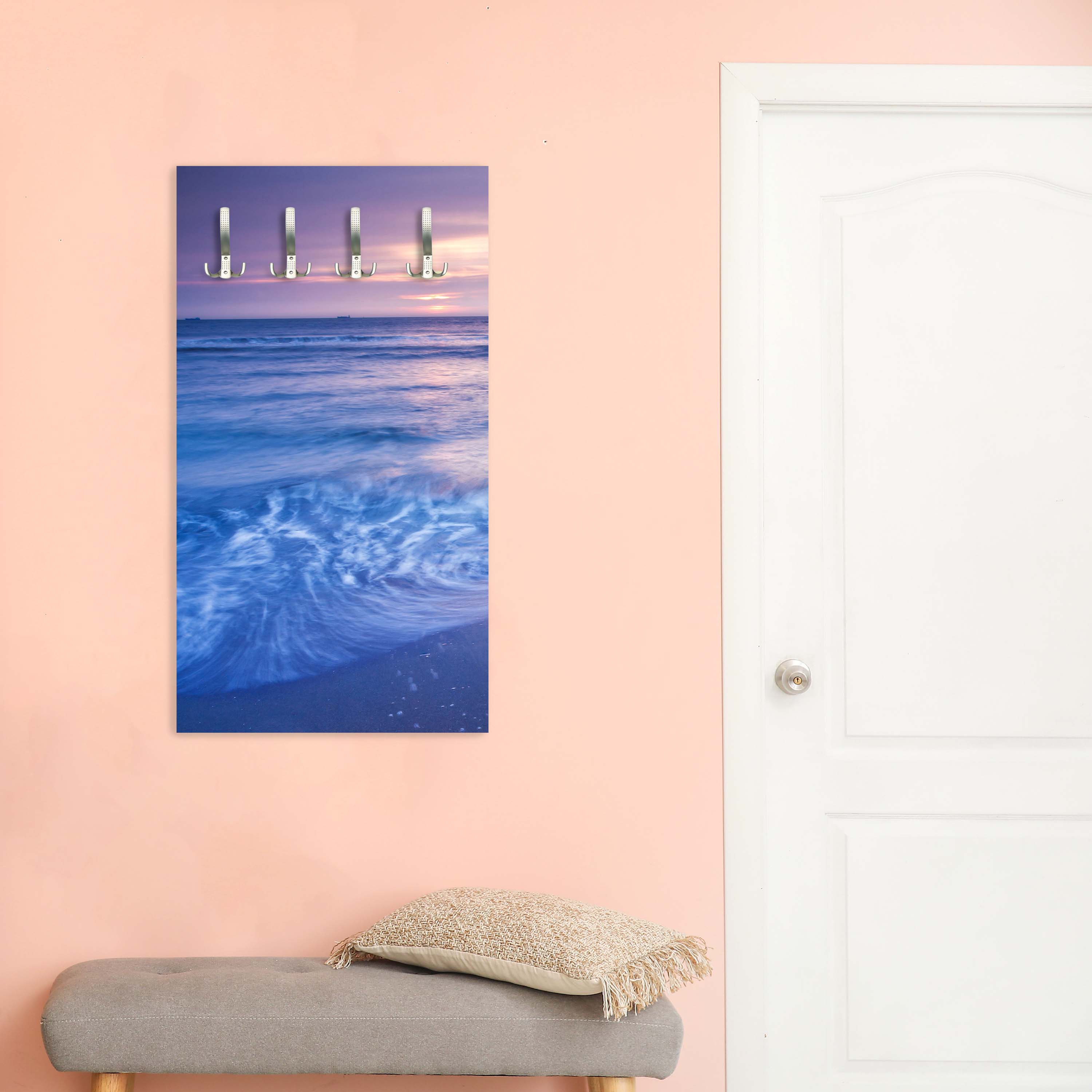 Garderobe Strand Wellen bei Sonnenuntergang M0895 entdecken - Bild 2 Garderobe Strand Wellen bei Sonnenuntergang M0895 entdecken - Bild 2