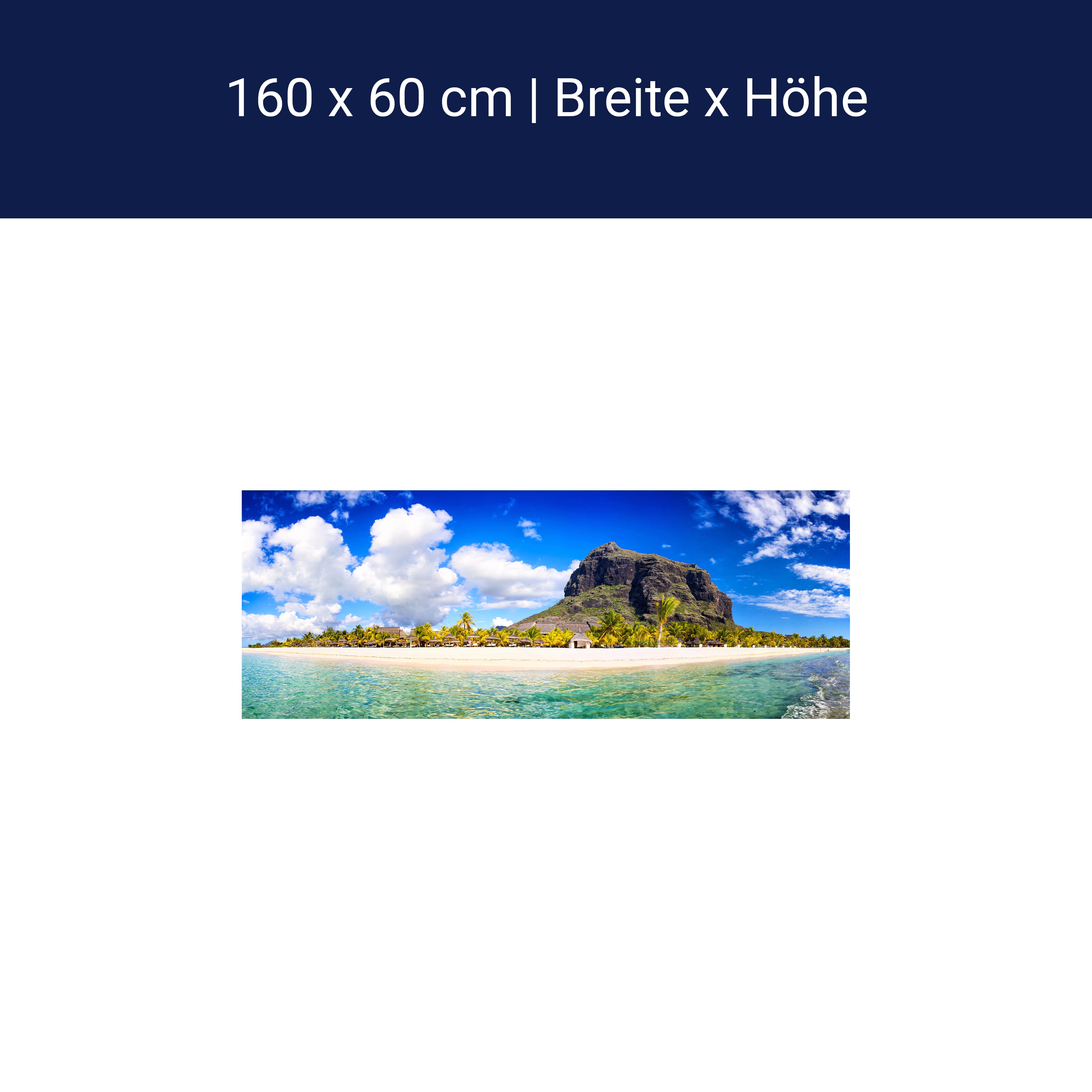 Küchenrückwand Le Morne Brabant, Mauritius M0897 Küchenrückwand Le Morne Brabant, Mauritius M0897