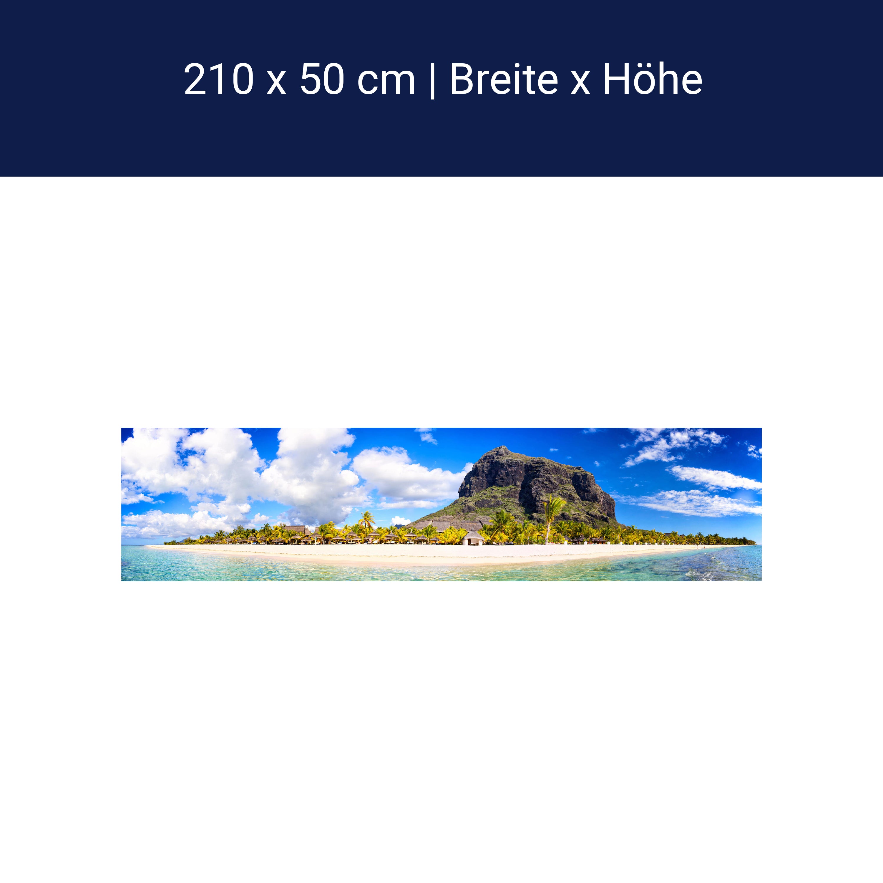 Küchenrückwand Le Morne Brabant, Mauritius M0897 Küchenrückwand Le Morne Brabant, Mauritius M0897