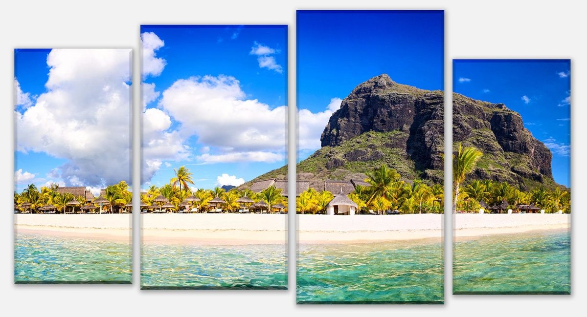 Leinwandbild Mehrteiler Le Morne Brabant, Mauritius M0897 Leinwandbild Mehrteiler Le Morne Brabant, Mauritius M0897