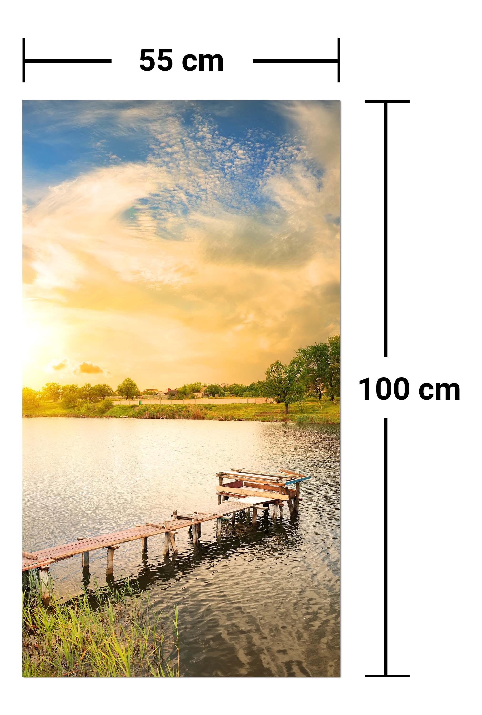 Garderobe Pier auf einem See am Abend M0898 entdecken - Bild 7 Garderobe Pier auf einem See am Abend M0898 entdecken - Bild 7