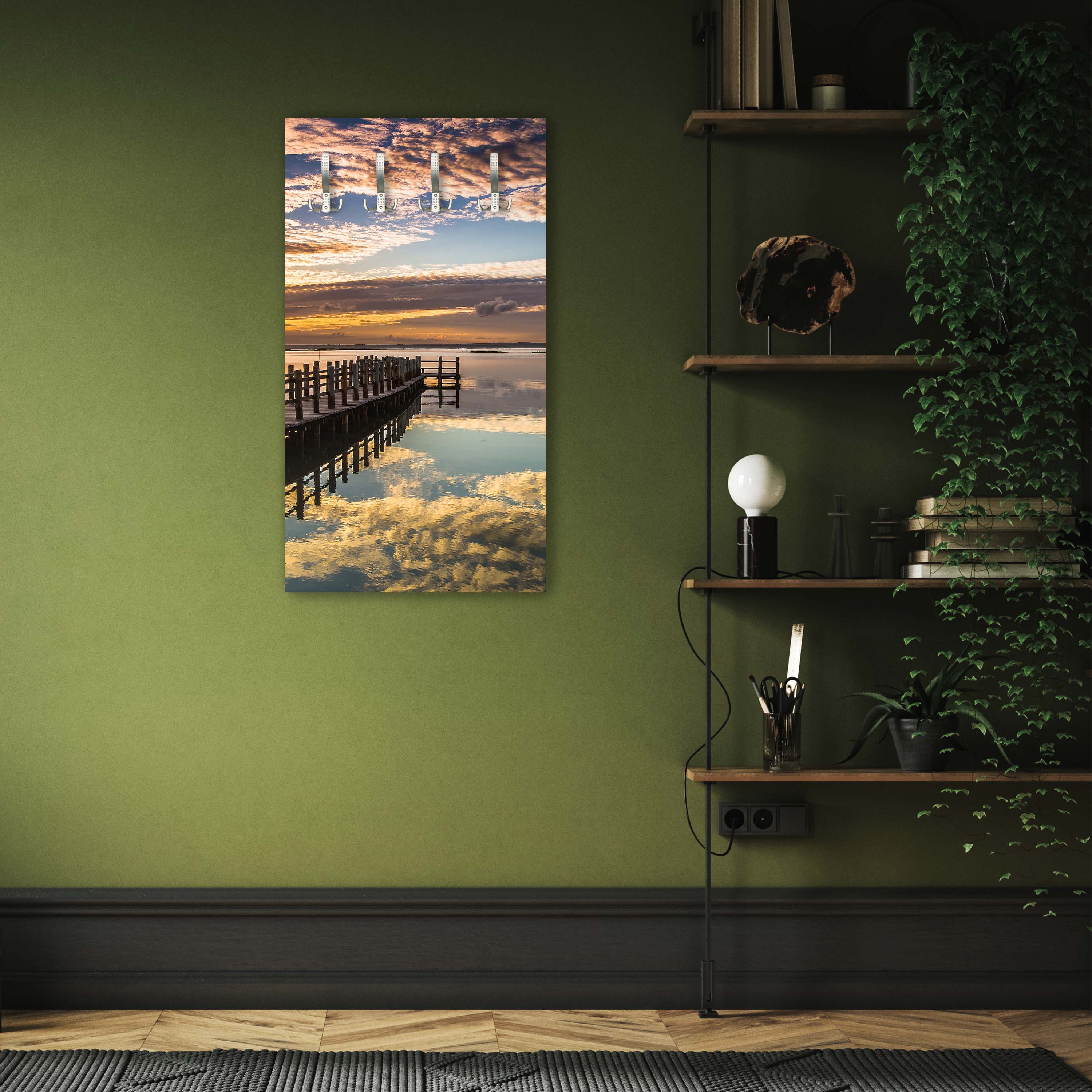 Garderobe Dock bei Sonnenuntergang M0903 entdecken - Bild 5 Garderobe Dock bei Sonnenuntergang M0903 entdecken - Bild 5