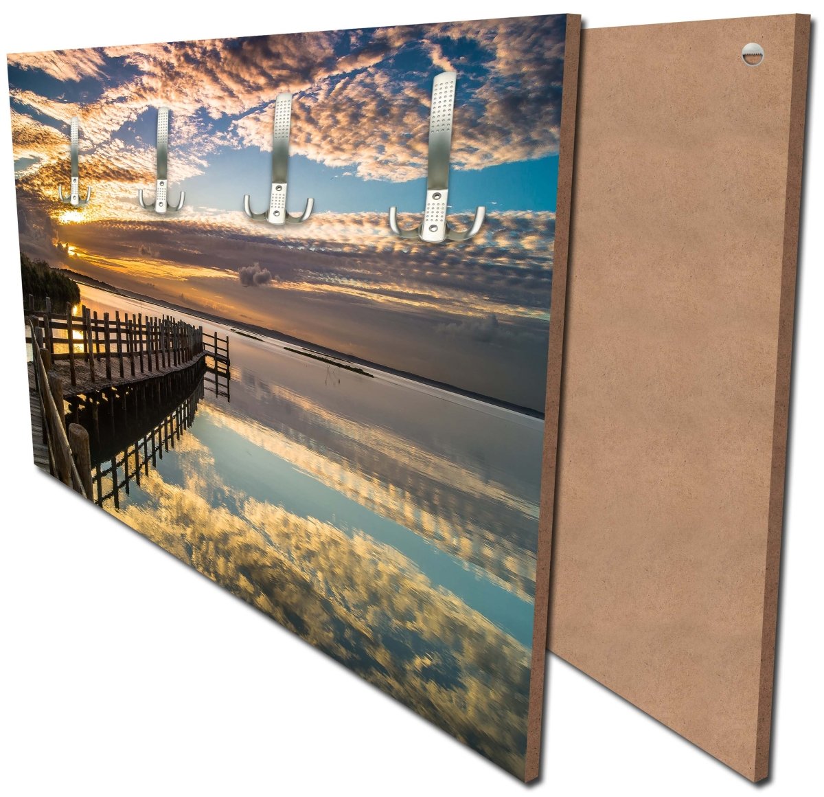 Garderobe Dock bei Sonnenuntergang M0903 Garderobe Dock bei Sonnenuntergang M0903