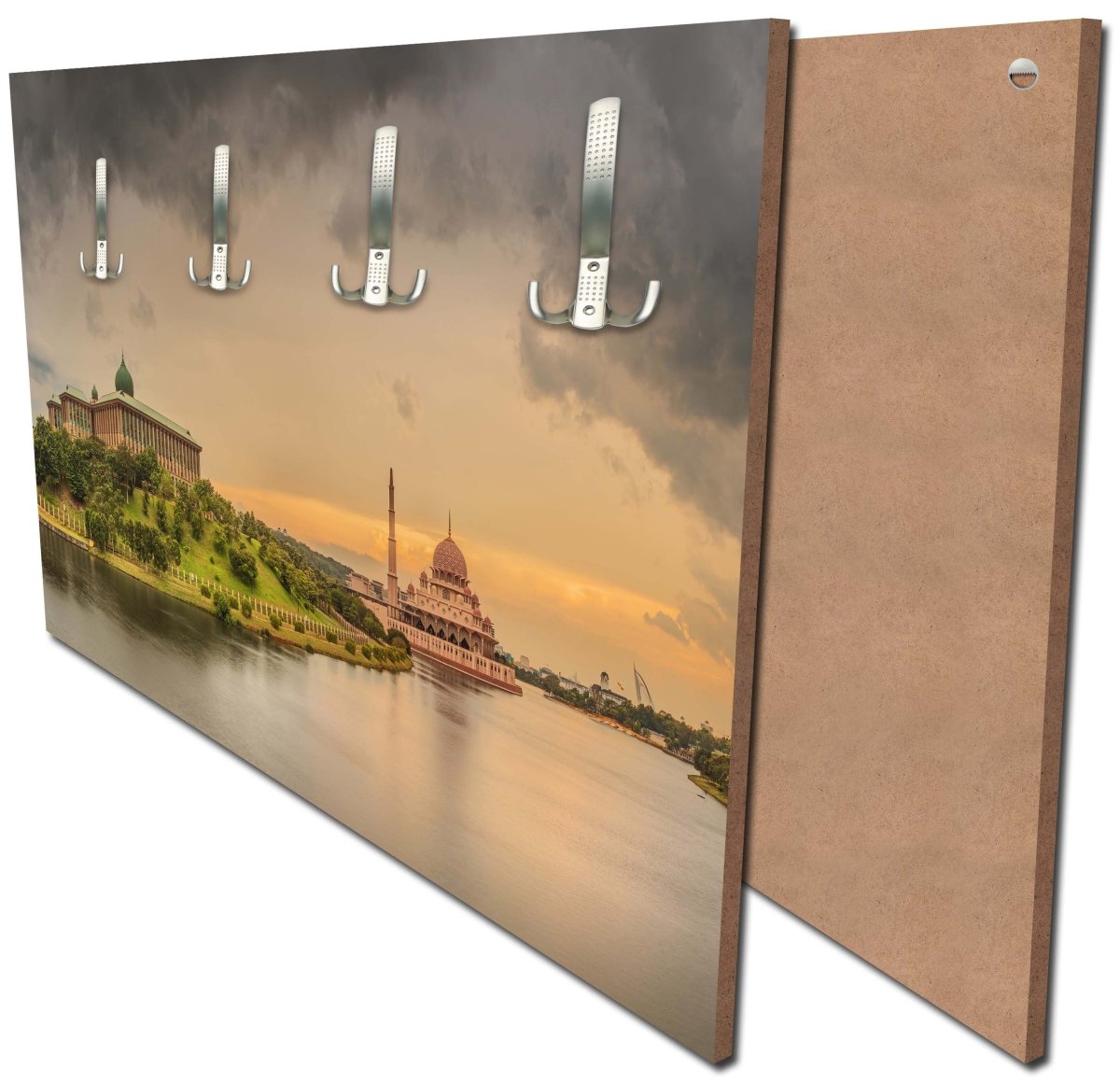 Garderobe Sonnenuntergang über Putrajaya-Moschee, Malaysia M0915 Garderobe Sonnenuntergang über Putrajaya-Moschee, Malaysia M0915