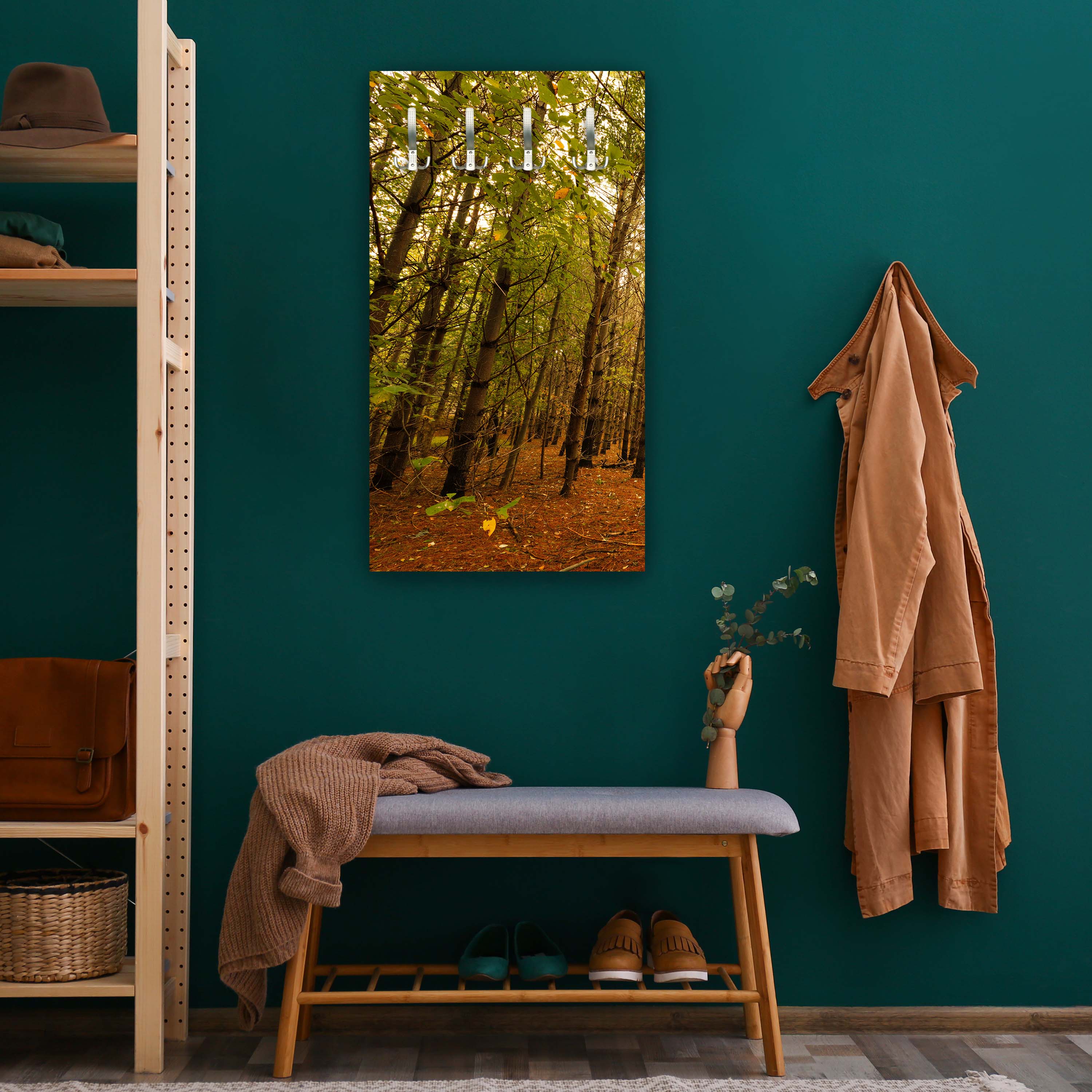 Garderobe Bunte Herbstlandschaft M0921 entdecken - Bild 3 Garderobe Bunte Herbstlandschaft M0921 entdecken - Bild 3