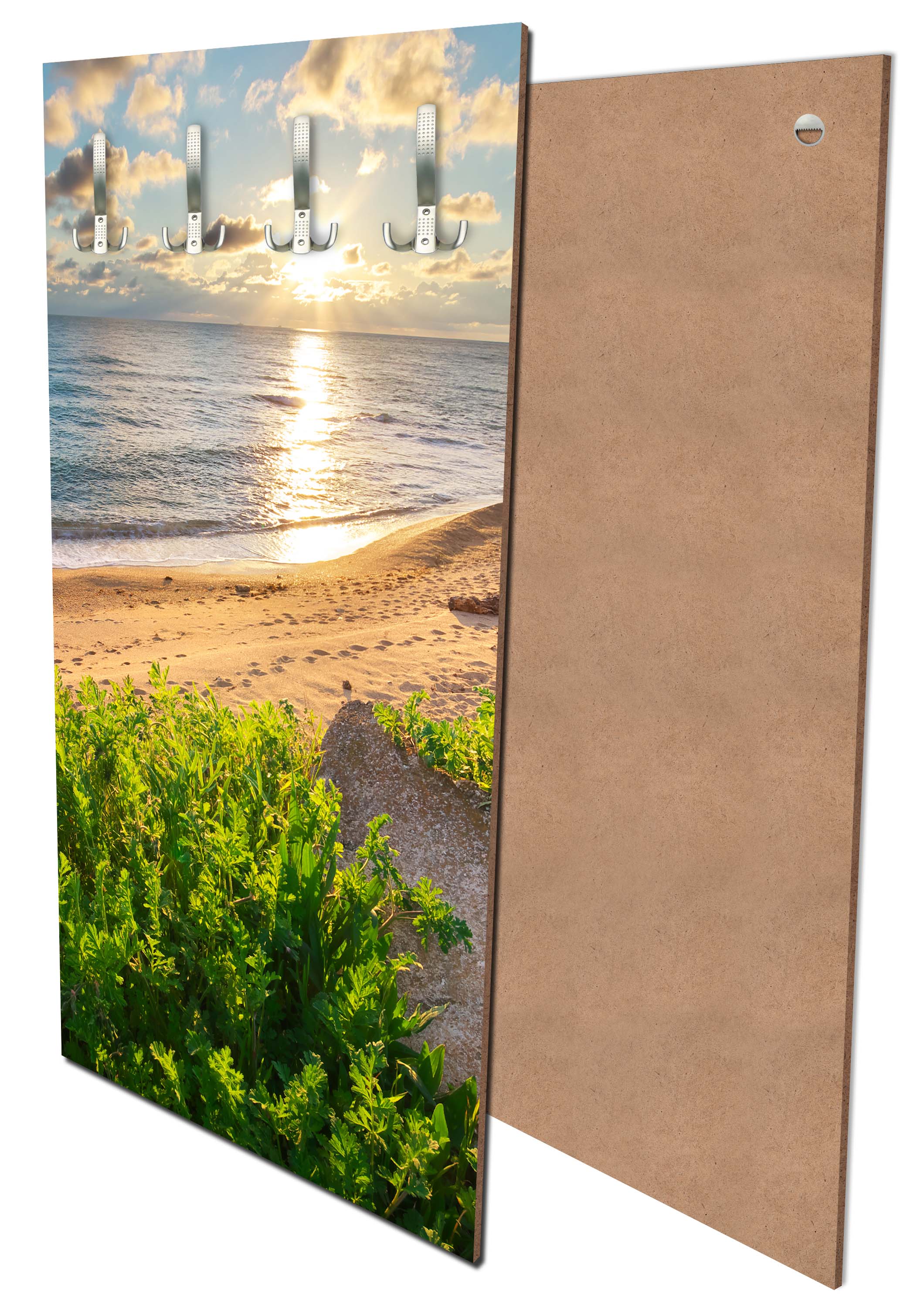 Garderobe Himmel, Meer und grünes Gras M0922 entdecken - Bild 1 Garderobe Himmel, Meer und grünes Gras M0922 entdecken - Bild 1