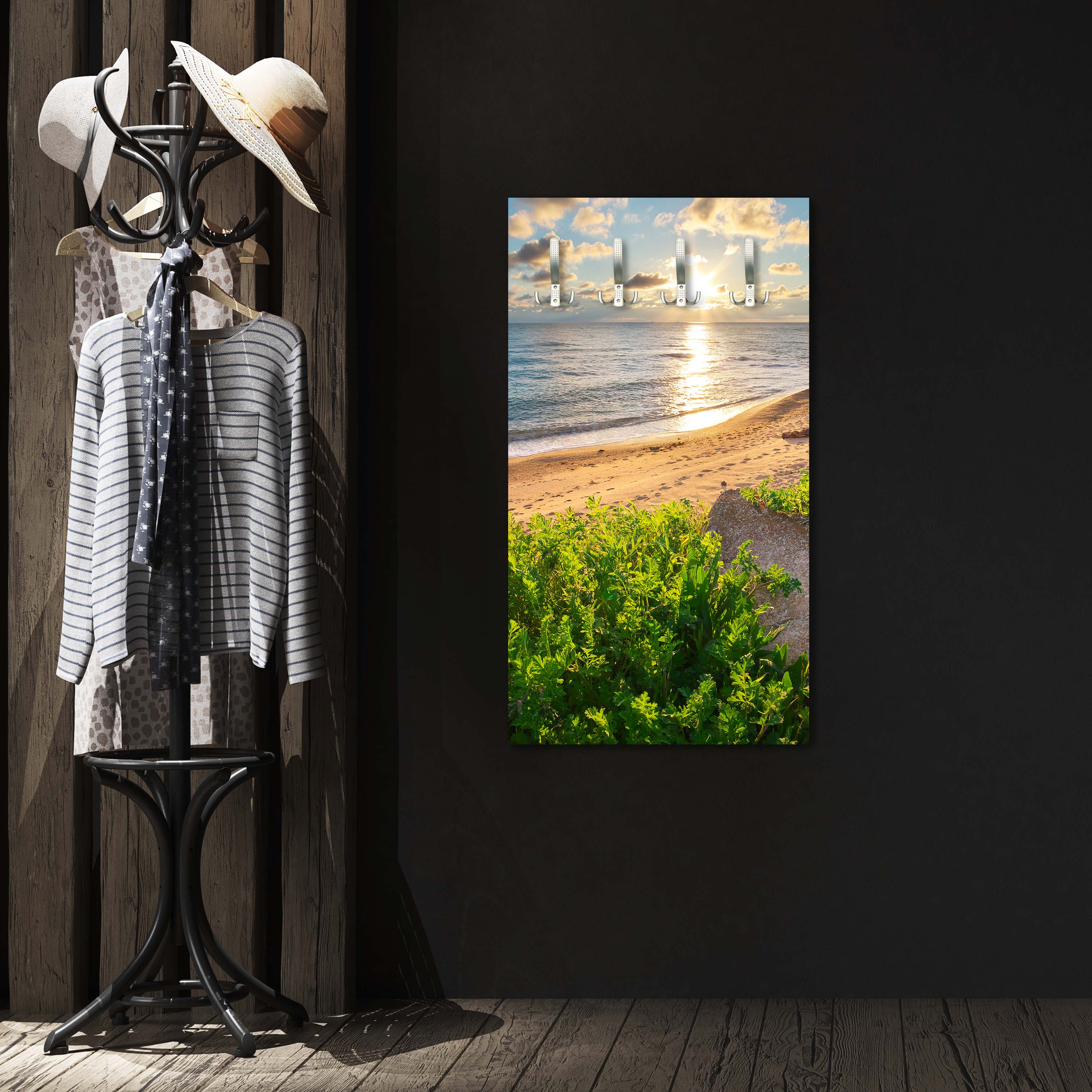 Garderobe Himmel, Meer und grünes Gras M0922 entdecken - Bild 6 Garderobe Himmel, Meer und grünes Gras M0922 entdecken - Bild 6